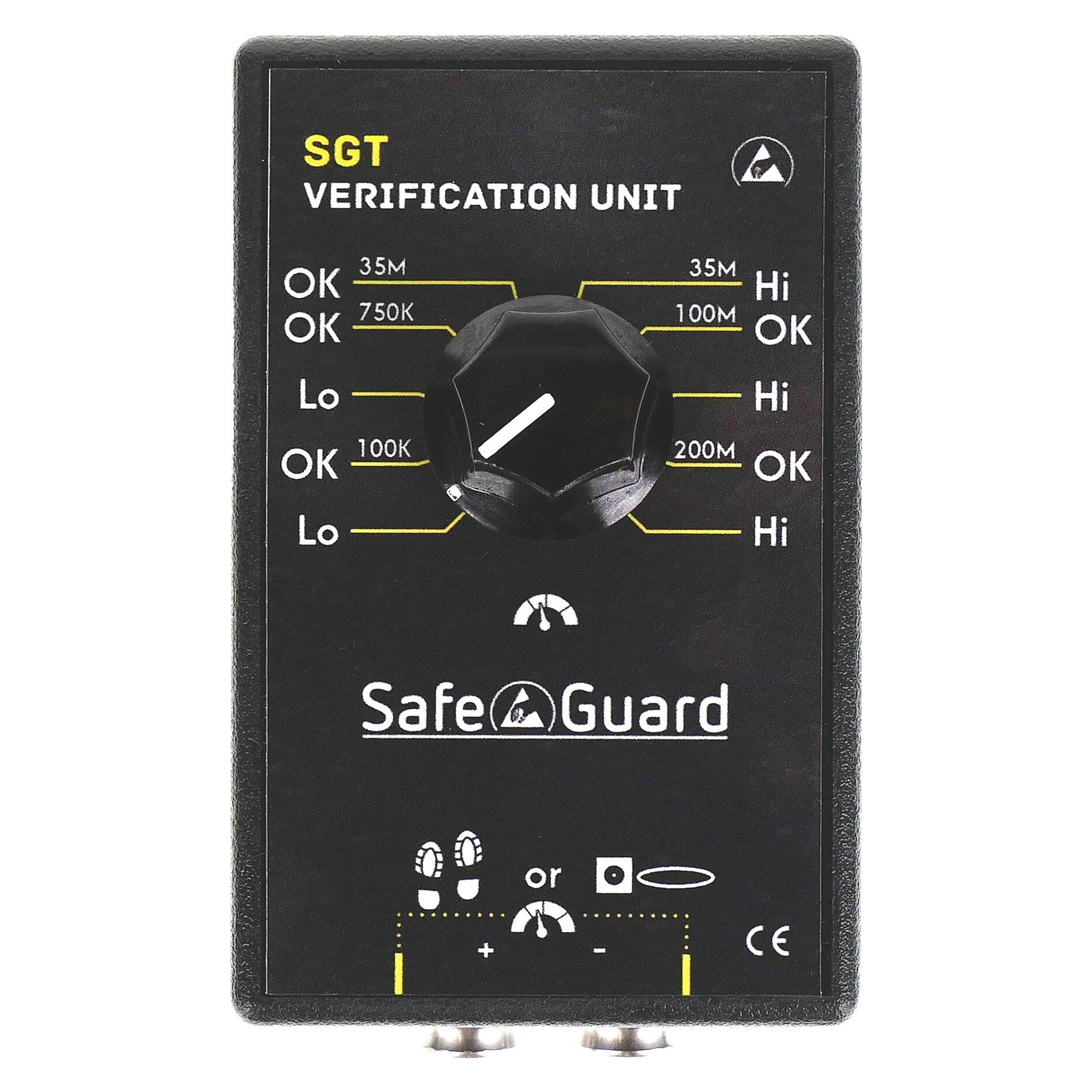 Kalibrierte Verifizierungseinheit für ESD-Erdungsprüfgeräte SGT Pro und SGT Pro Plus, Genauigkeit 1 % - Safeguard 40169100