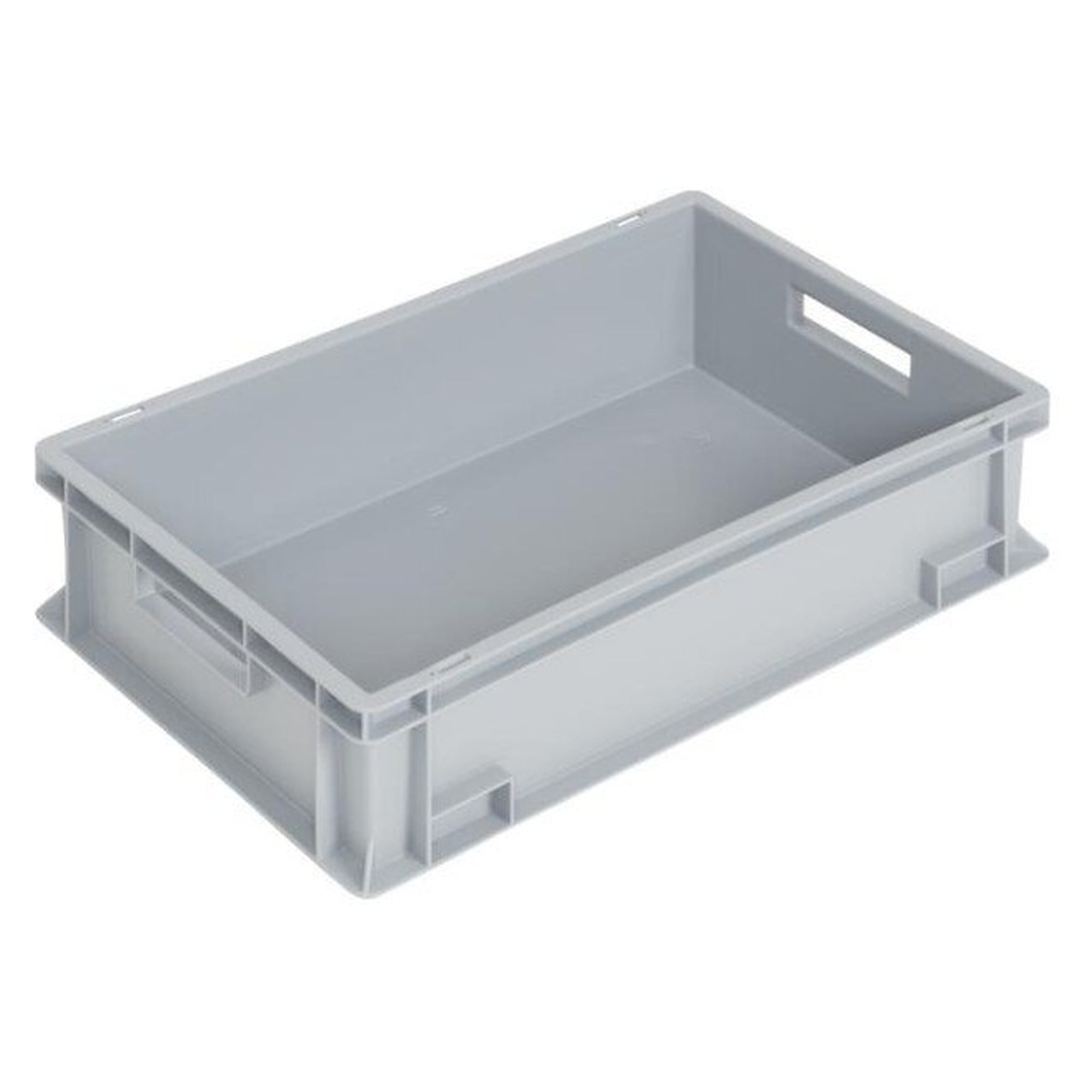 Euro-Norm-Behälter NB 33 V1 geschlossen, 600 x 400 x 150 mm, 28,3 l, grau, PP - WEZ 1007851