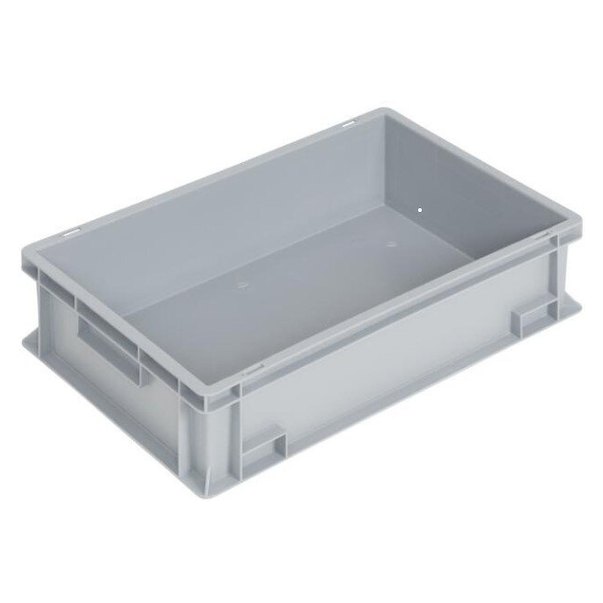 Euro-Norm-Behälter NB 33 V1 SM geschlossen, 600 x 400 x 150 mm, 28,3 l, grau, PP - WEZ 1007800