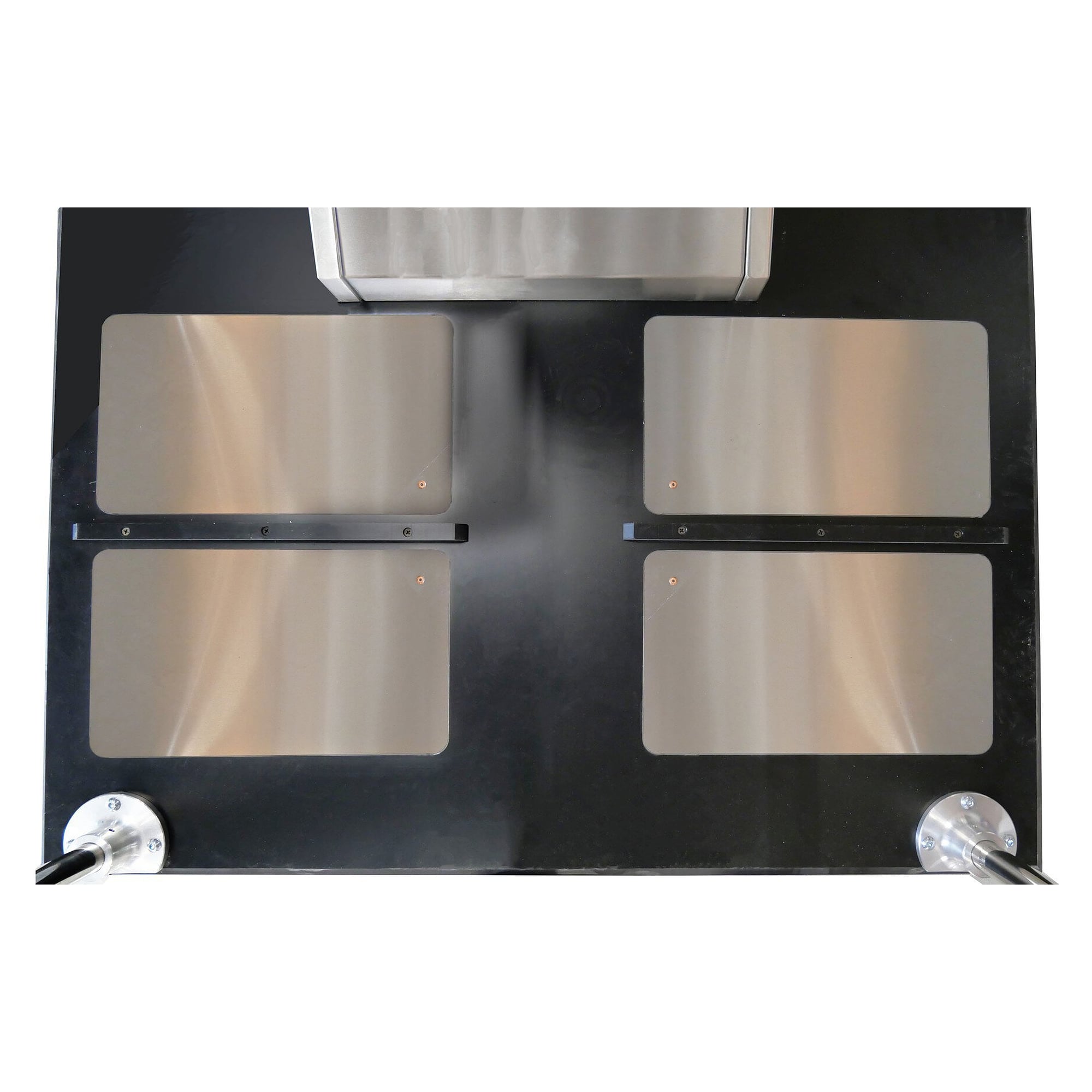 EPA-Zutrittskontrolle mit Drehsperre links, integrierter ESD-Tester SGT ProPlus und RFID - Safeguard SGT ProPlus DS lefty turn