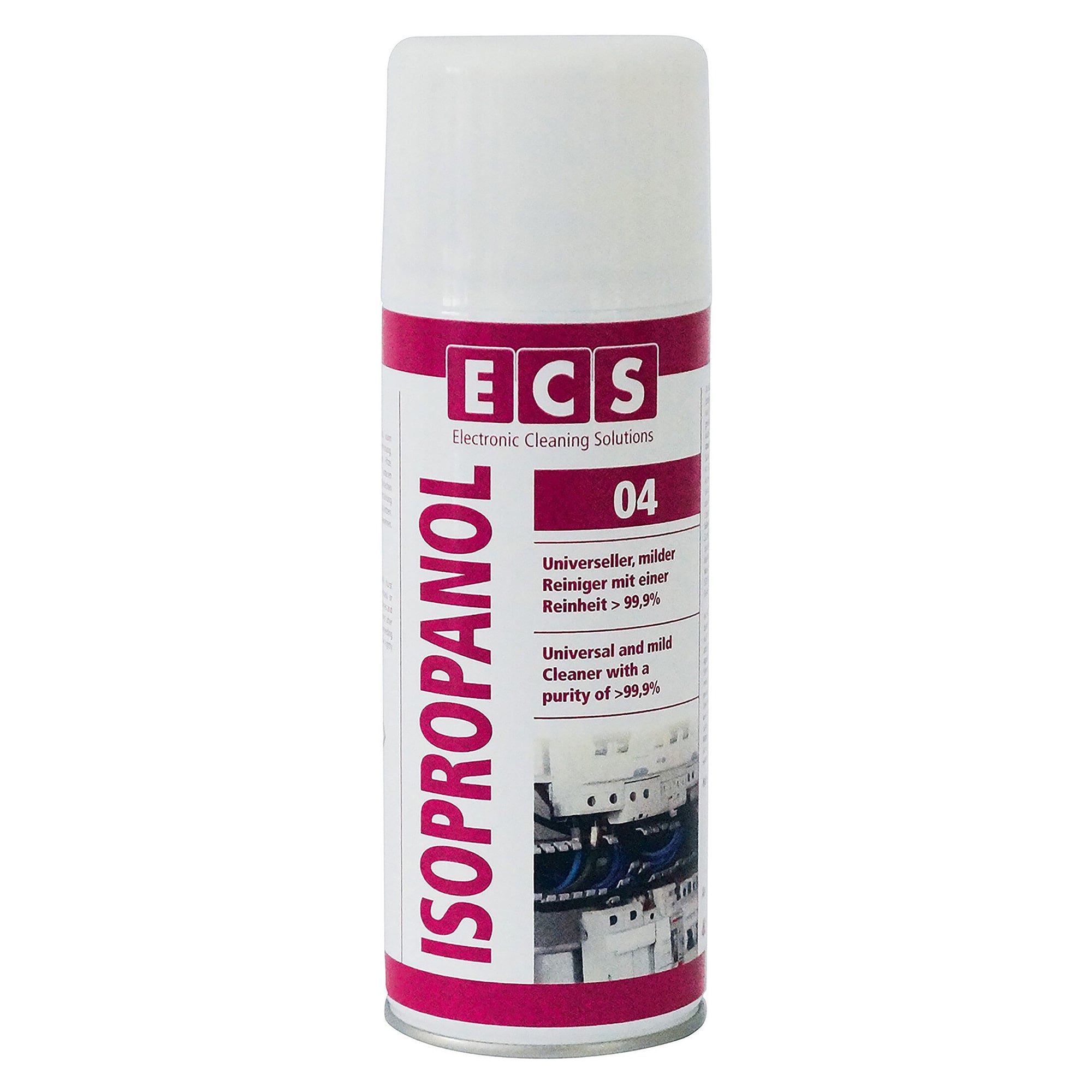 Isopropanol cleaner IPA with purity above 99.9 %, 400 ml spray can, residue-free - ECS 704.400.000