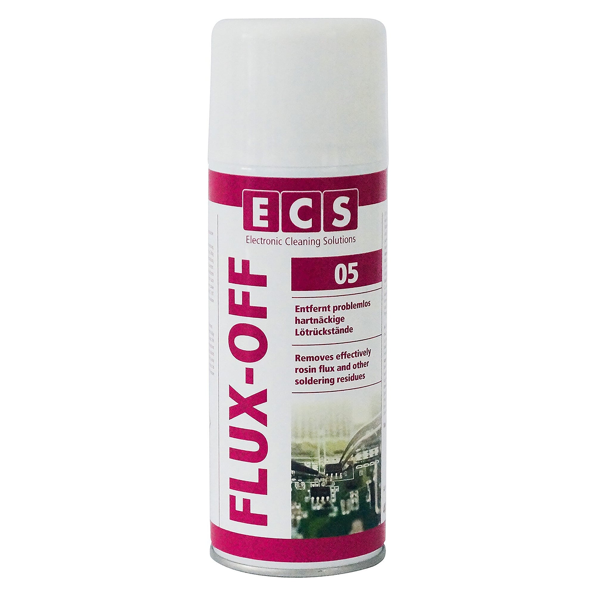 Flussmittelentferner Flux-off Spray für Leiterplatten, rückstandsfrei, 400 ml - ECS 705.400.000