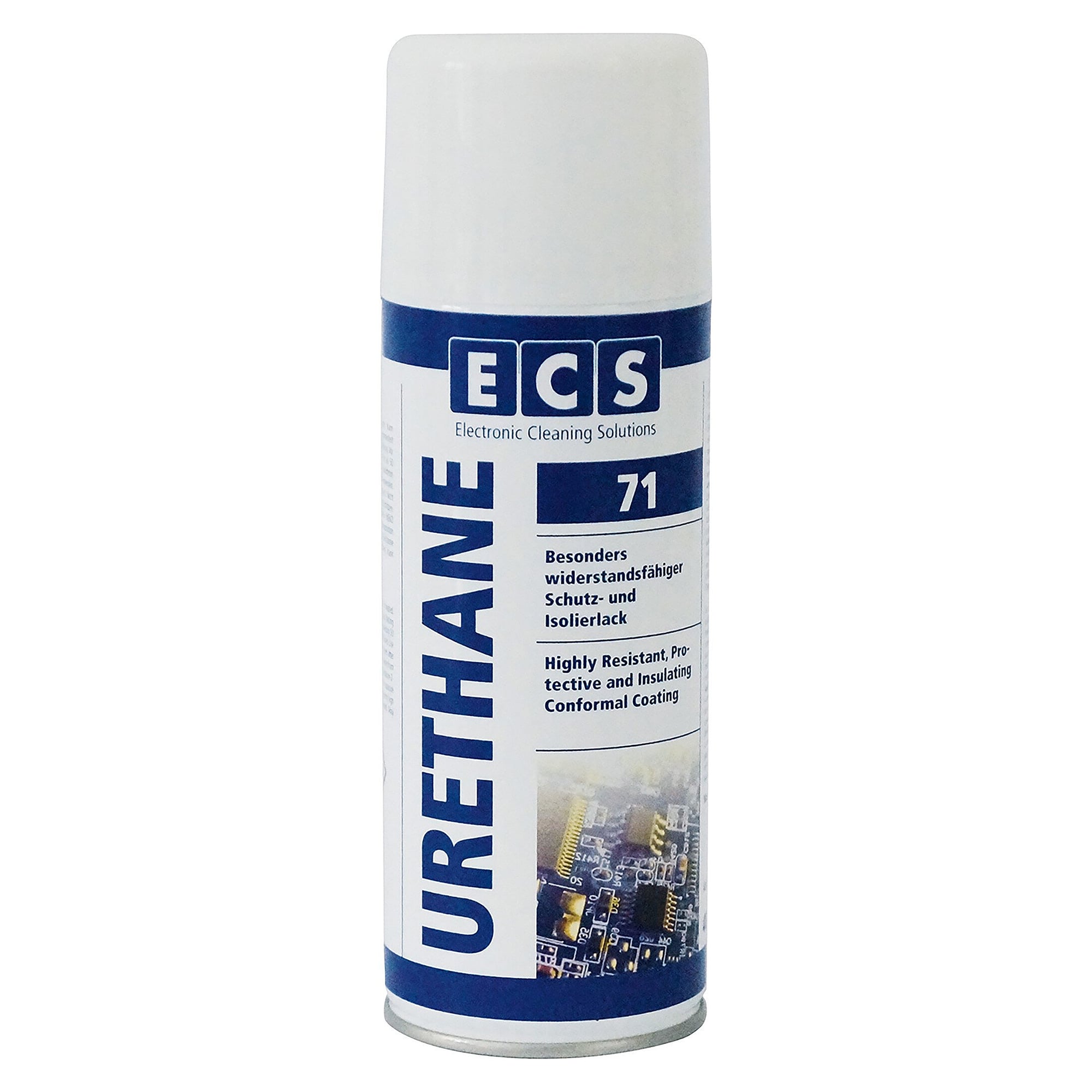 Polyurethan-Schutzlack transparent, Isolierlack für Elektronik, Spray 400 ml - ECS 771.400.000