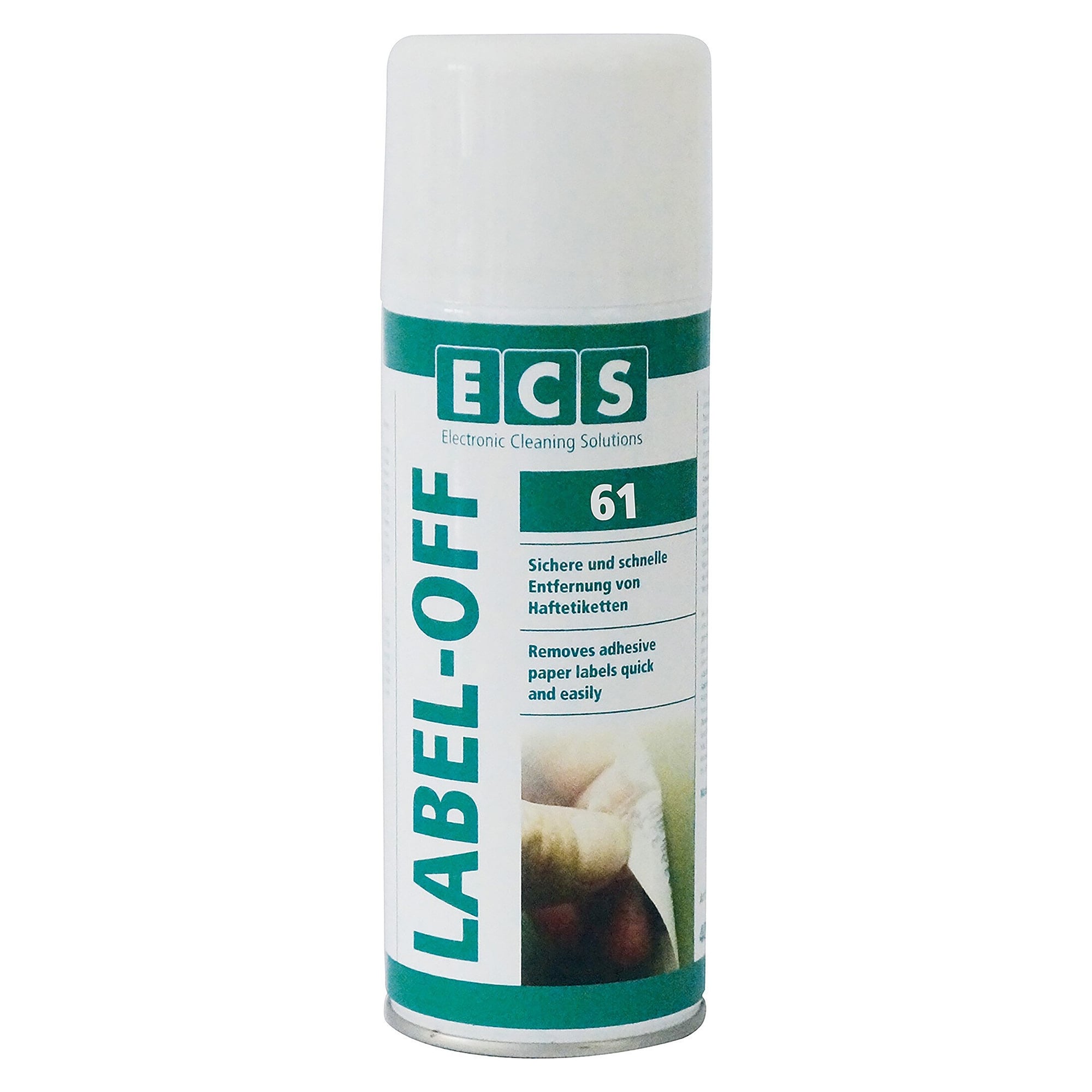Label-off label remover spray, 400 ml, lifts paper labels after 2 to 4 minutes - ECS 761.400.000