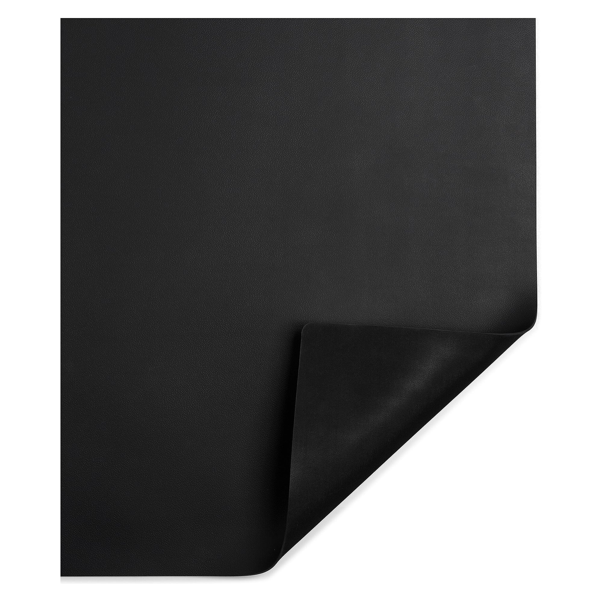 Tapis de table ESD Premium noir 1200 x 600 x 2 mm, bicouche, 2 boutons-pression 10 mm - Safeguard SG-TM-SW-GL-2DK-600X1200X2