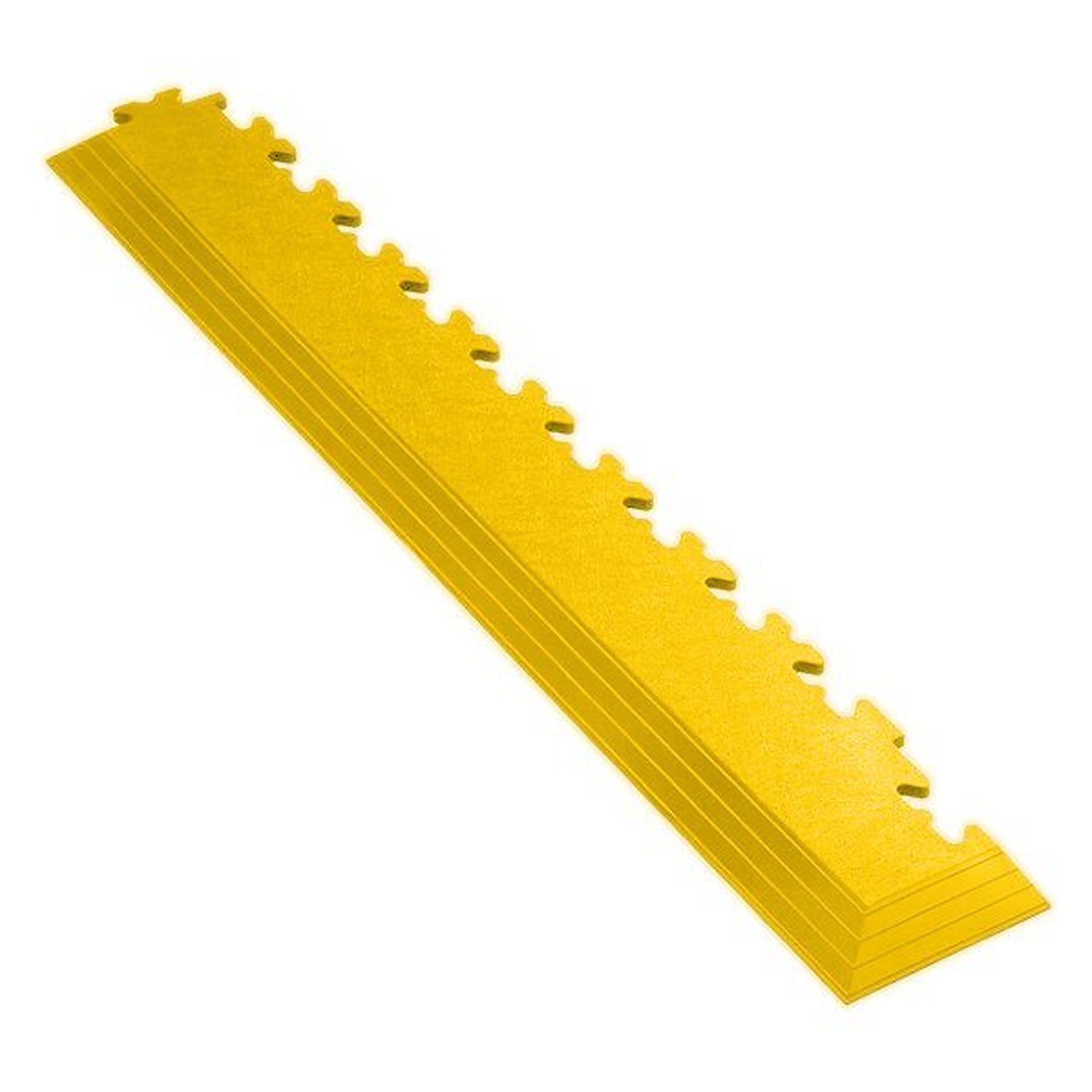 Rampe d'angle PVC X-LOG, 10 mm, jaune, 590 x 90 mm - Ecotile X59.600/1