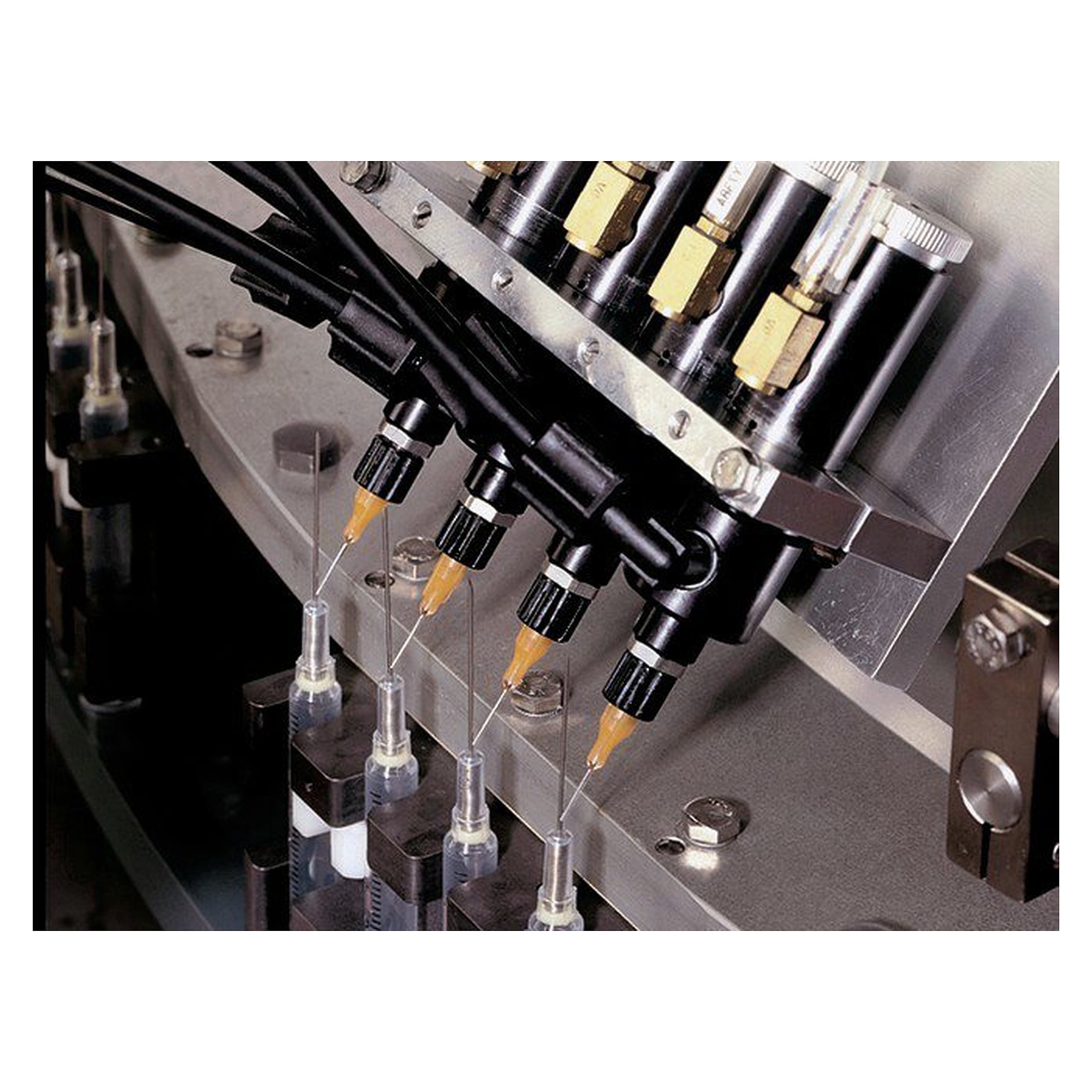 Precision needle valve 741V-AL for low viscosity fluids, aluminium - Nordson EFD 7021235
