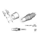 Entlötspitze D530 für Pins bis 2,8 mm, Innen-Ø 3 mm, für Entlötkolben DT530 - JBC D530015