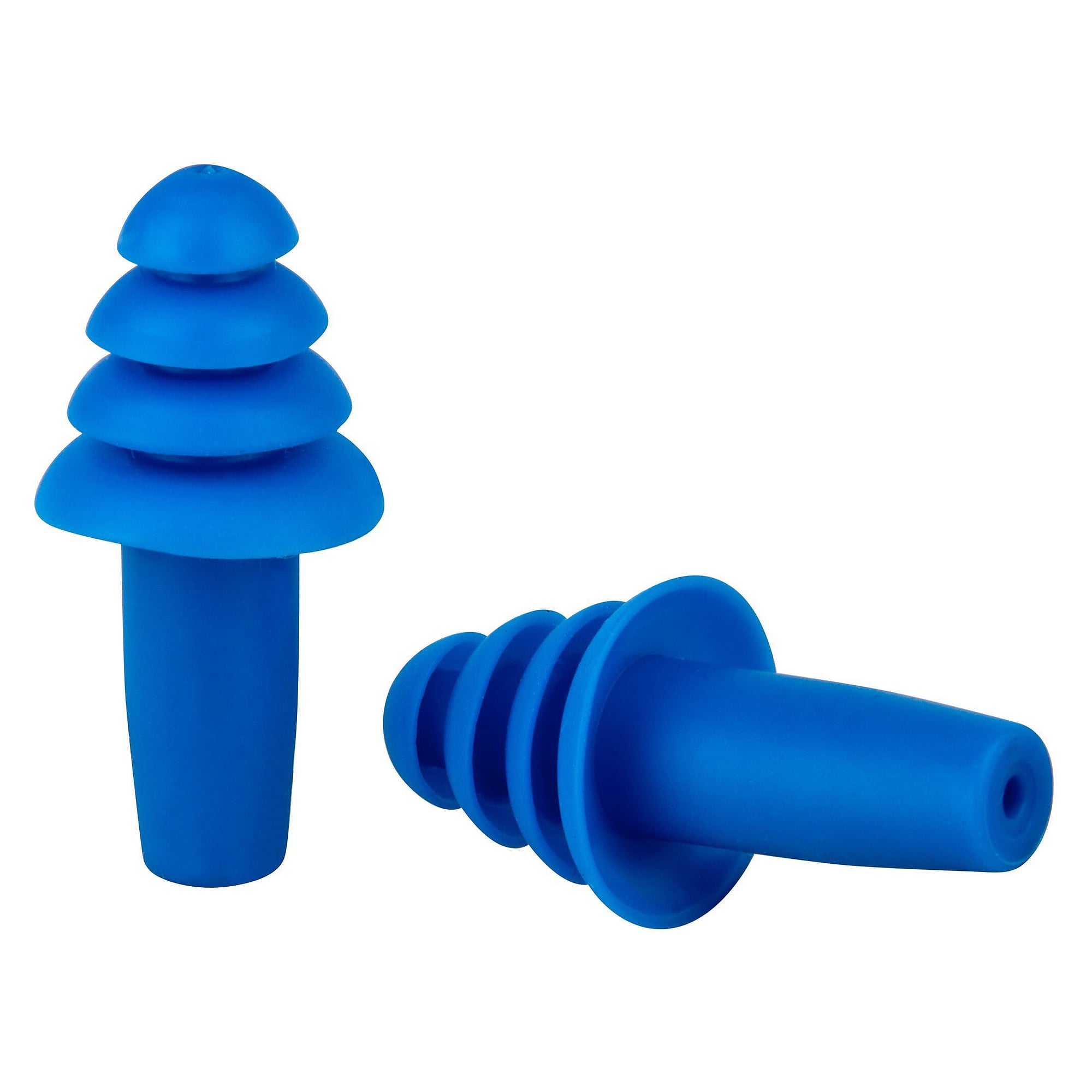 Mehrweg-Ohrstöpsel aus TPE, lamellenförmig, ohne Kordel, SNR 32 dB, Box mit 200 Paar, blau - DS Safety Wear EP002B
