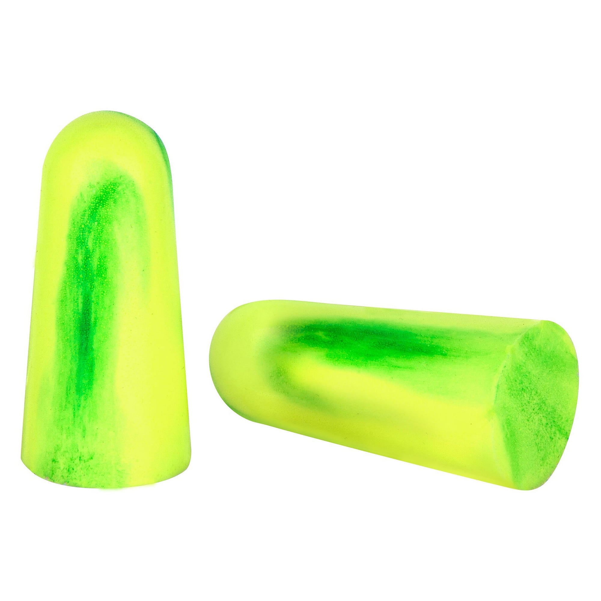 Einweg-Ohrstöpsel aus PU-Schaumstoff, SNR 37 dB, Box mit 200 Paar, grün/gelb - DS Safety Wear EP1227GY