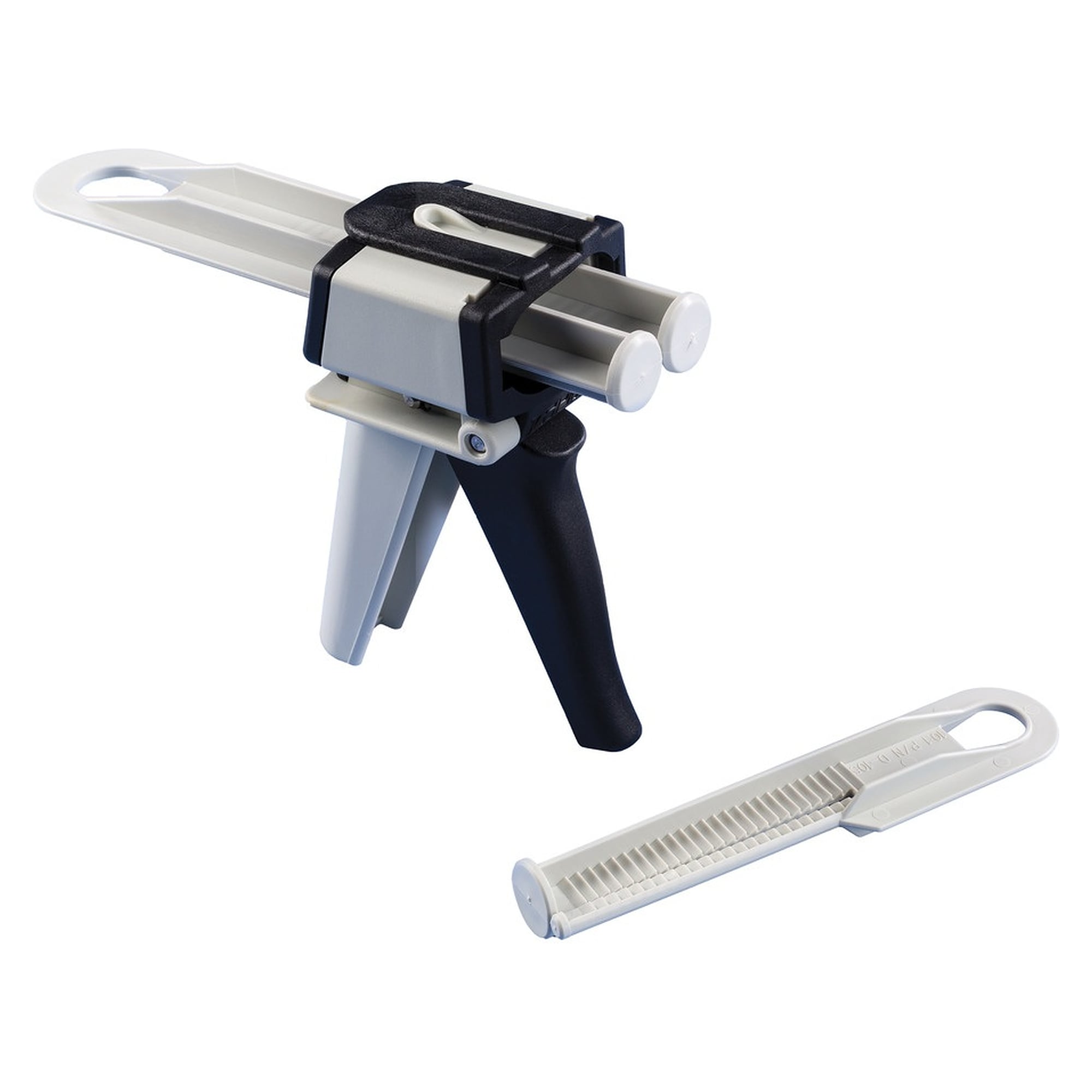 Hand-Dosierpistole für Doppelkartuschen 2 x 25 cm³, manueller 2K-Austrag - Nordson EFD 7703139