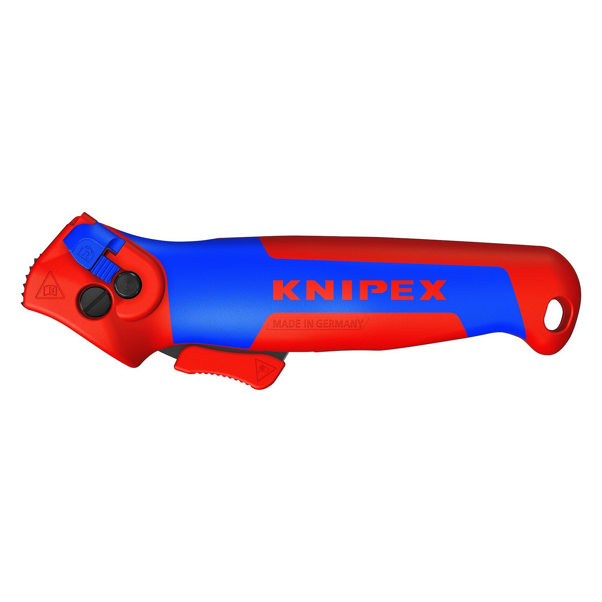 Dismantling knife with sliding shoe and ratchet function, sheaths up to 7 mm wall thickness - Knipex 16 50 145 SB
