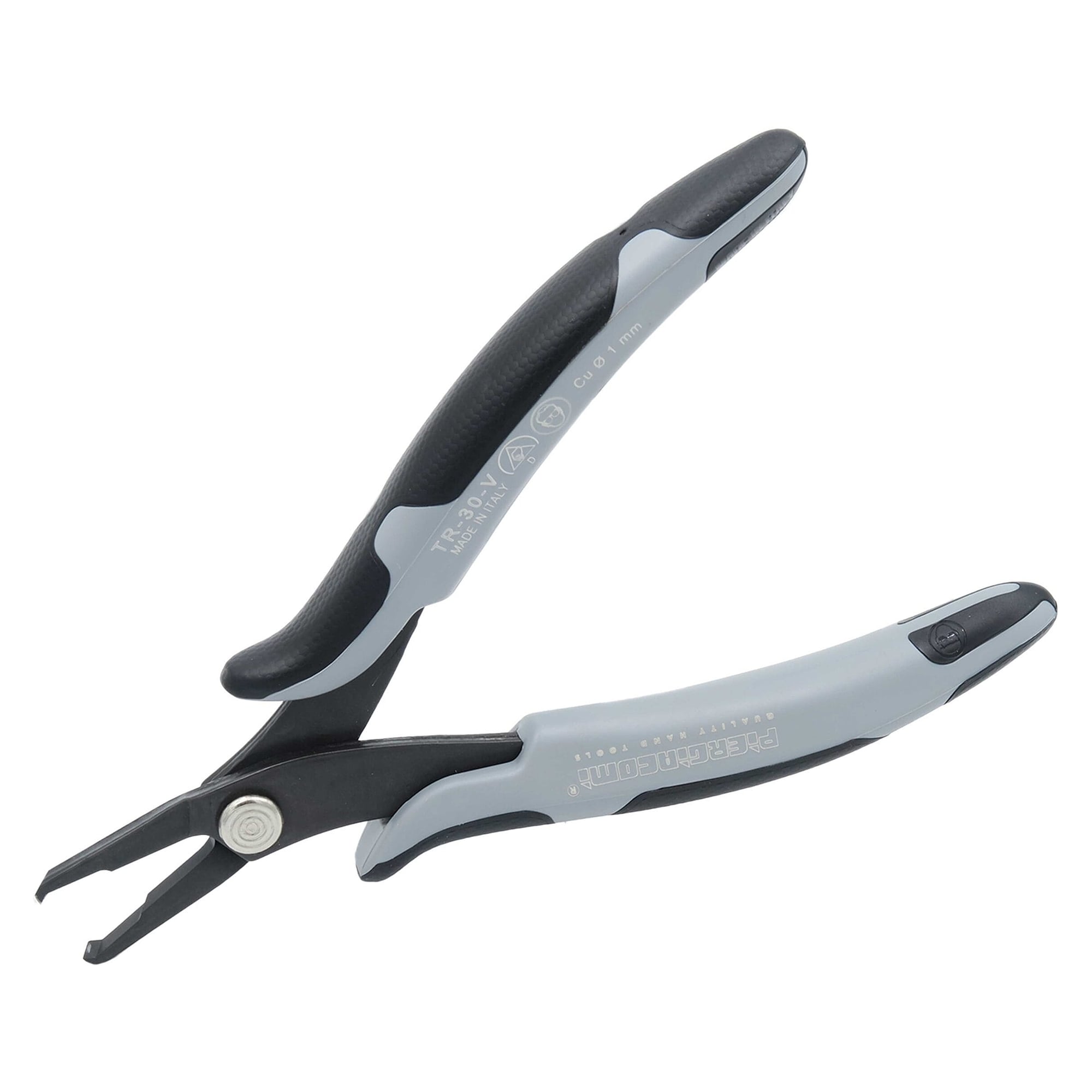 Pince coupante latérale ESD à petit biseau, 144 mm, pour fils et pattes - Piergiacomi TR 30 V D