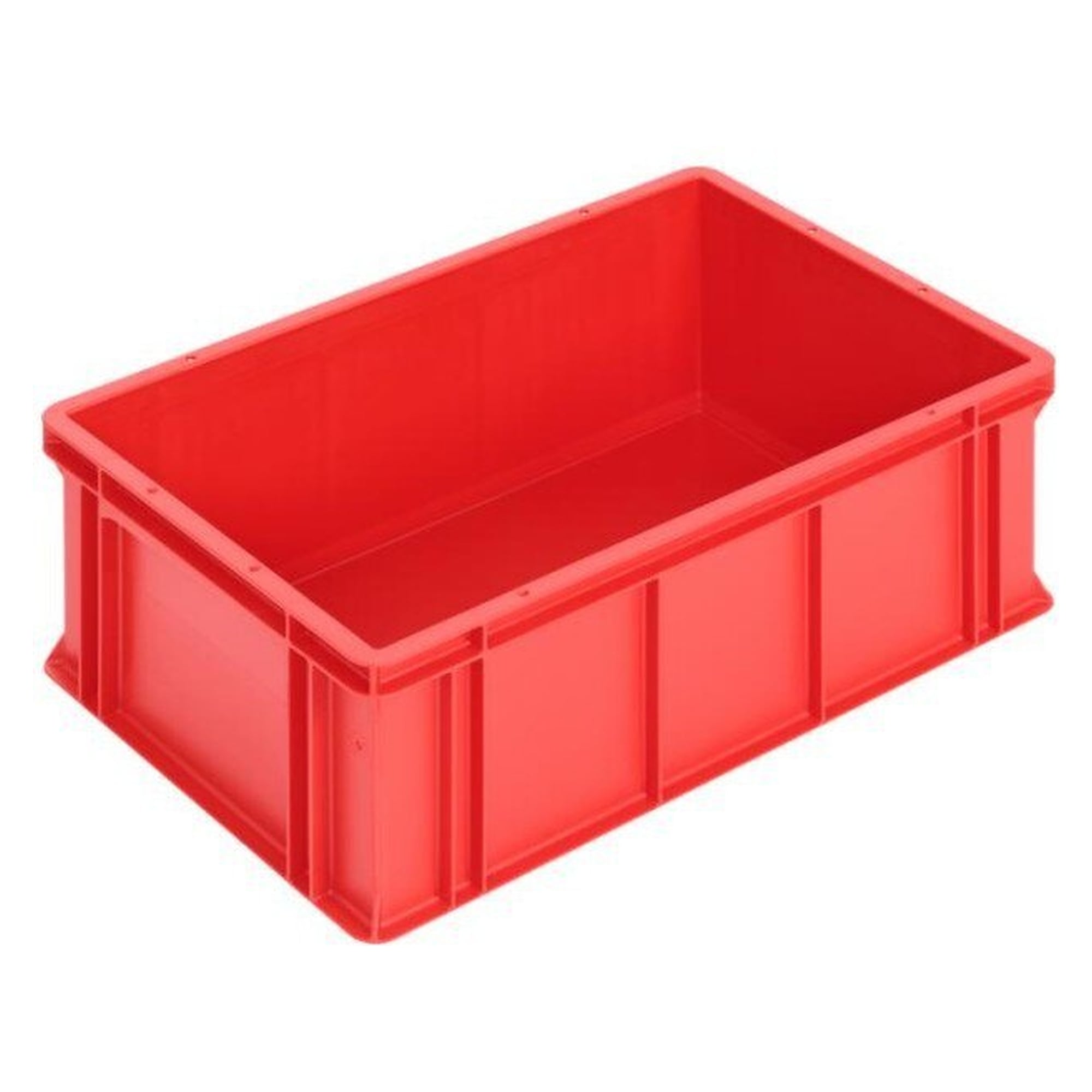 SGL-Norm Lagerbehälter LL geschlossen, rot, 600 x 400 x 212 mm, 40,8 l - WEZ 1007074