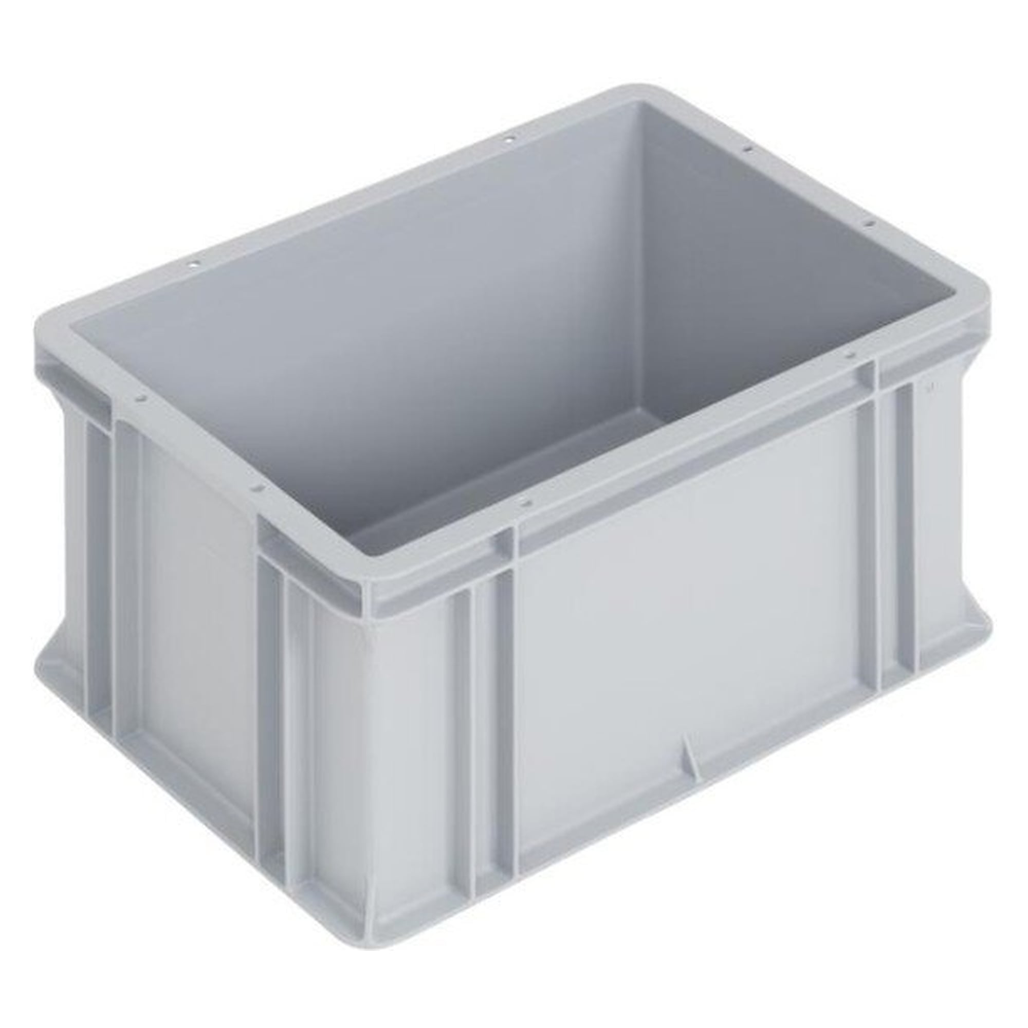 SGL-Norm Lagerbehälter LL mit geschlossenem Boden SGL 000, 400 x 300 x 145 mm, 12,2 l, grau - WEZ 1003611