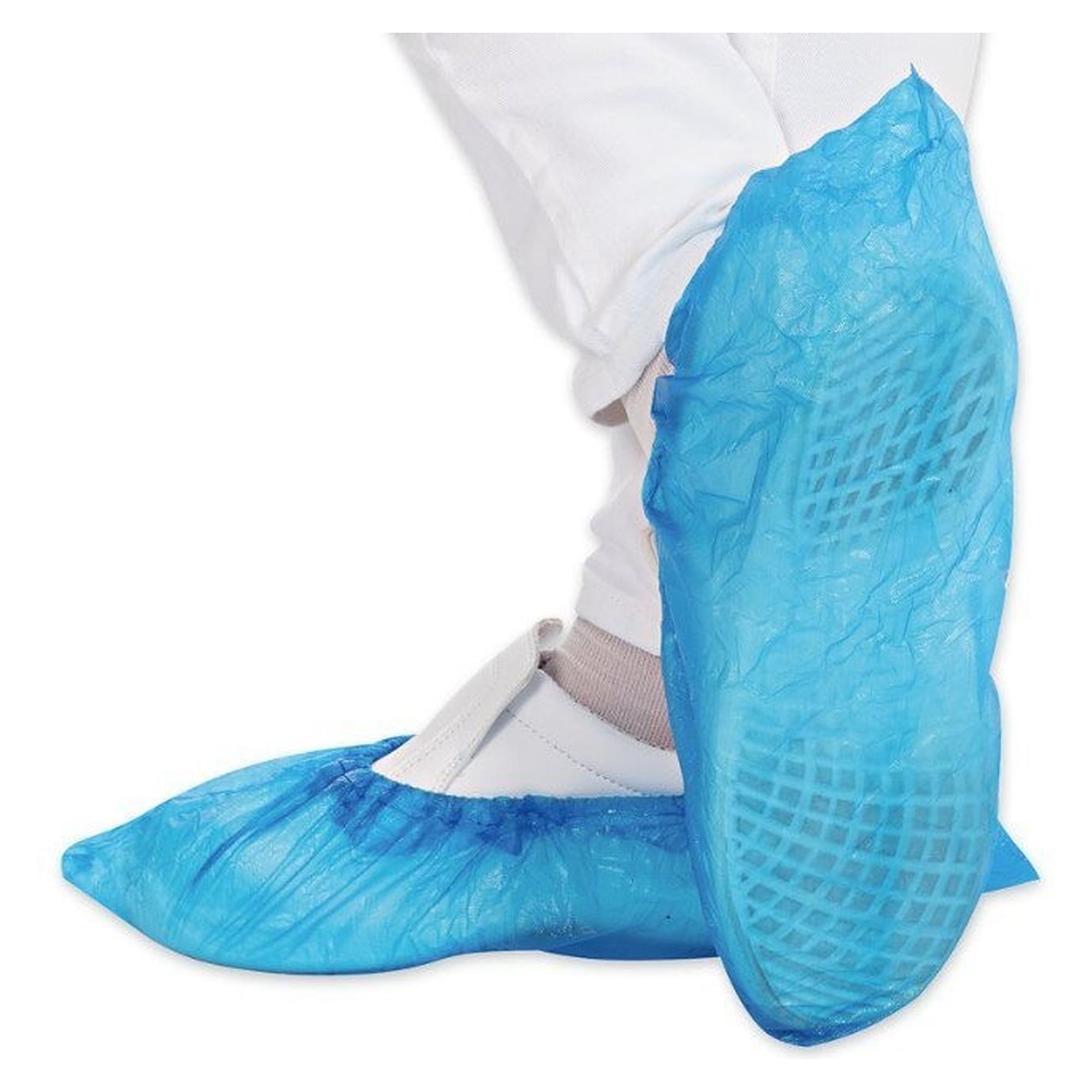 Sicherheits-Überziehschuh mit Schutzkappe für Besucher, blau, Größe S (34 bis 38) - A1-ESD WL86094