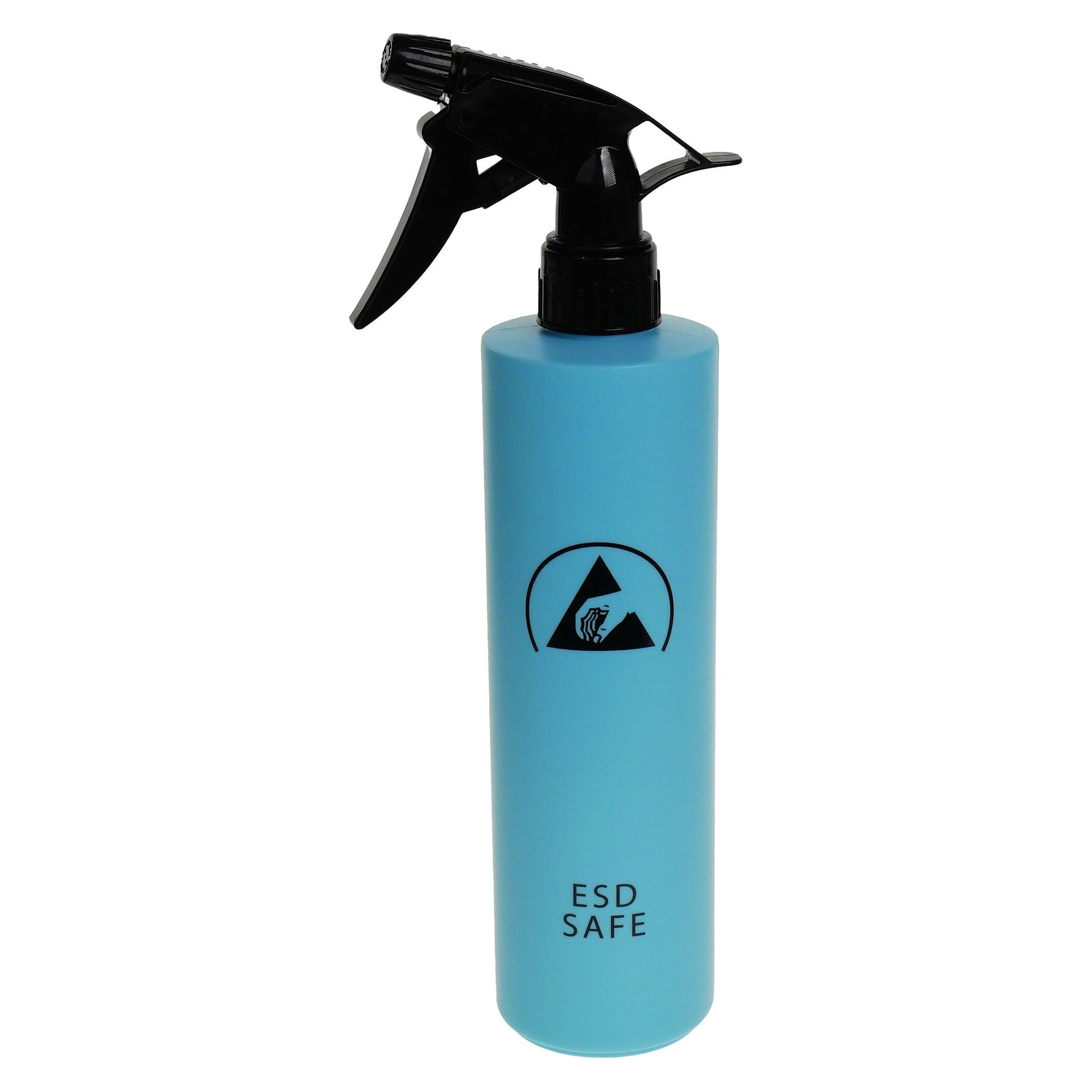 ESD spray bottle 250 ml (8 oz) in BPA-free polyethylene, blue, for EPA use - A1-ESD WL86123