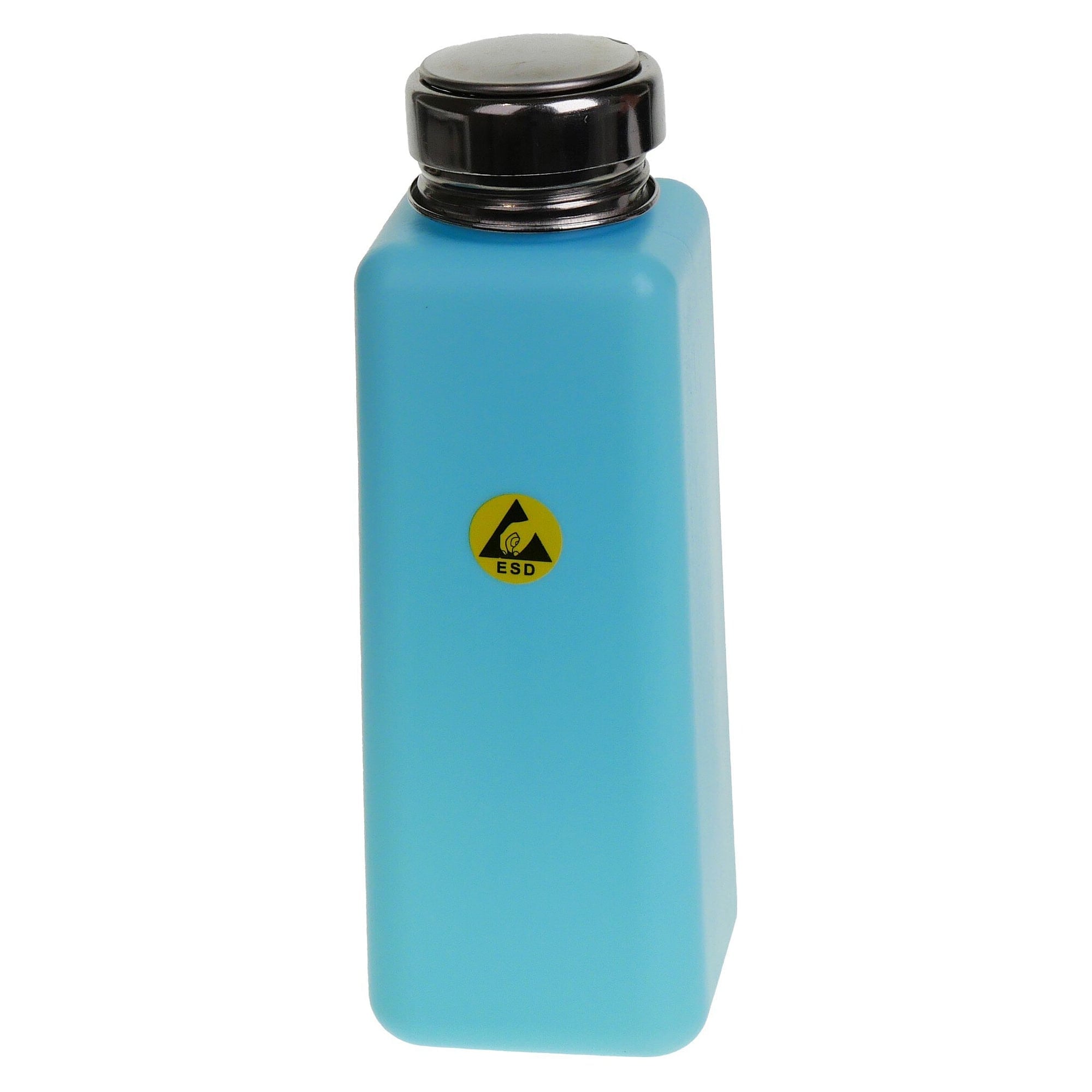 ESD solvent bottle 500 ml, ESD-coated version, polyethylene, blue - A1-ESD WL86132