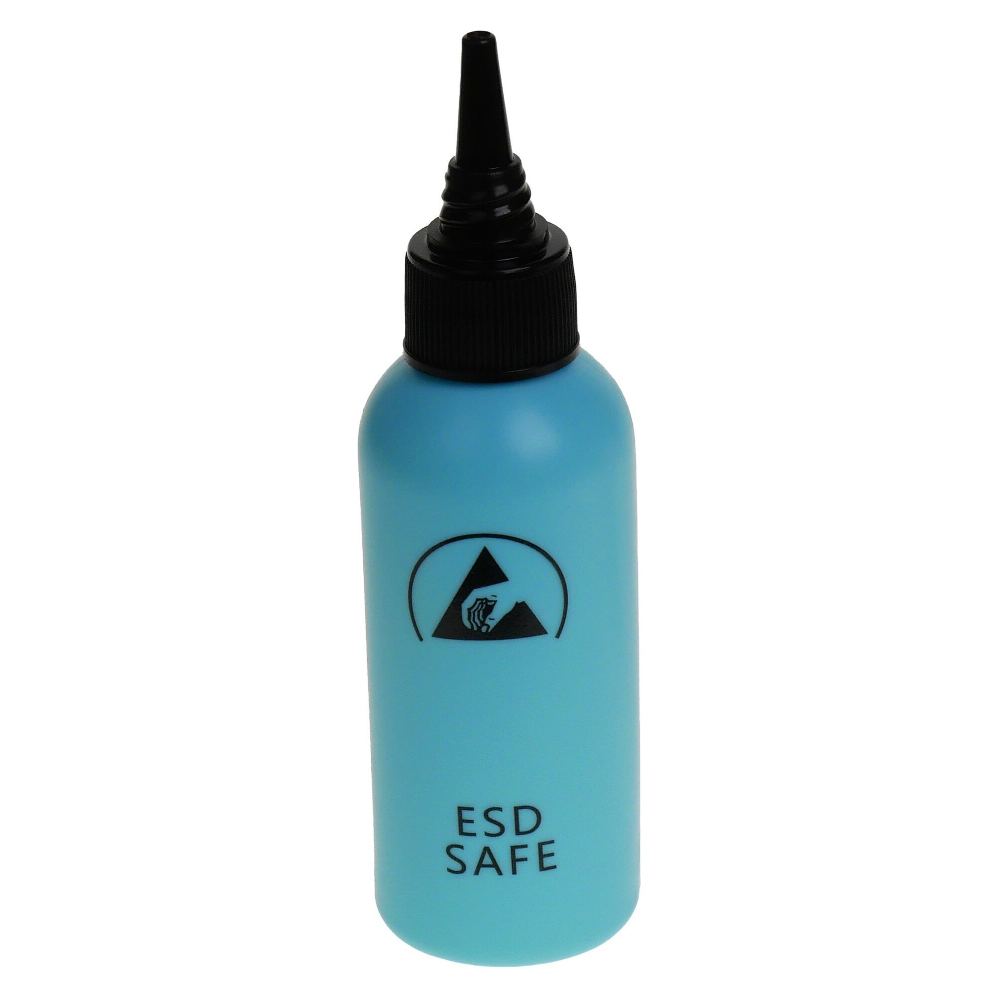 ESD Needle Dispensing Bottle 60 ml, 20 Gauge Needle (0.603 mm), Blue, Polyethylene - A1-ESD WL86234