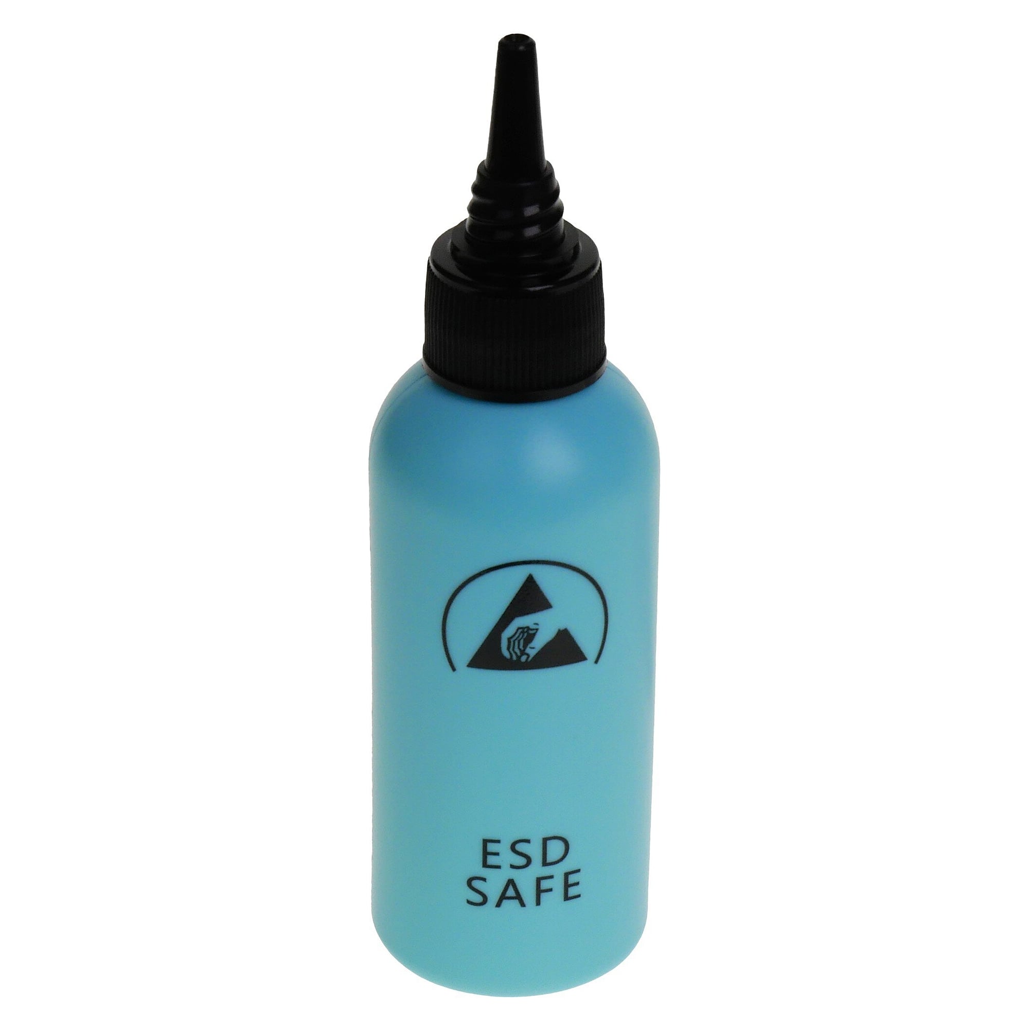ESD Needle Dispensing Bottle 60 ml, 16 Gauge Needle (1.194 mm), Blue, Polyethylene - A1-ESD WL86235