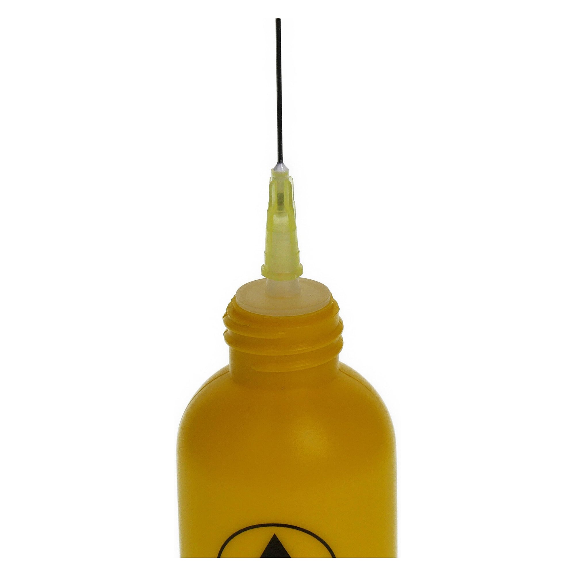 ESD-Dosierflasche 60 ml mit Dosiernadel 20 Gauge (0,603 mm), gelb, dissipativ - A1-ESD WL86237