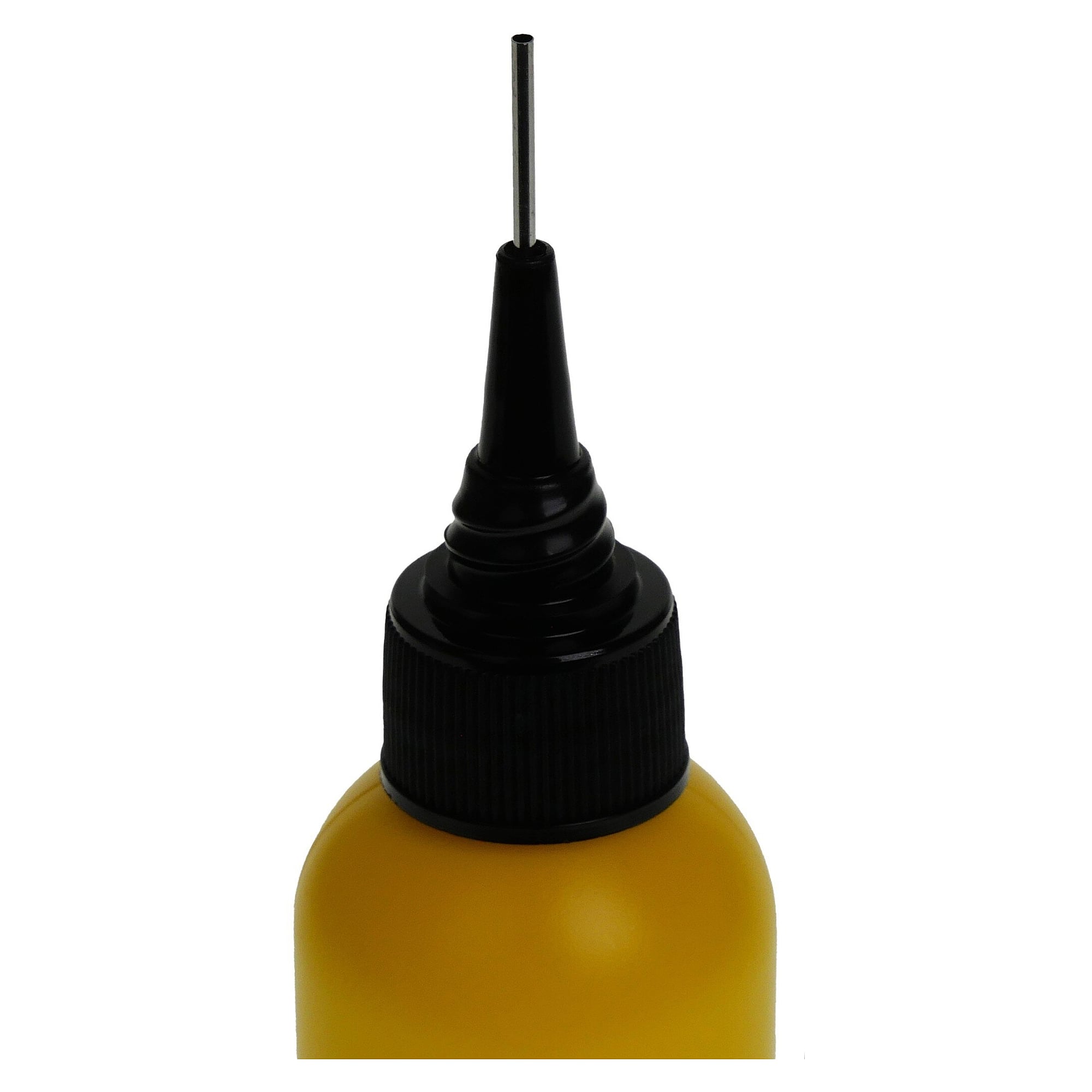 ESD-Dosierflasche 60 ml mit Dosiernadel 16 Gauge (1,194 mm), gelb, dissipativ - A1-ESD WL86238