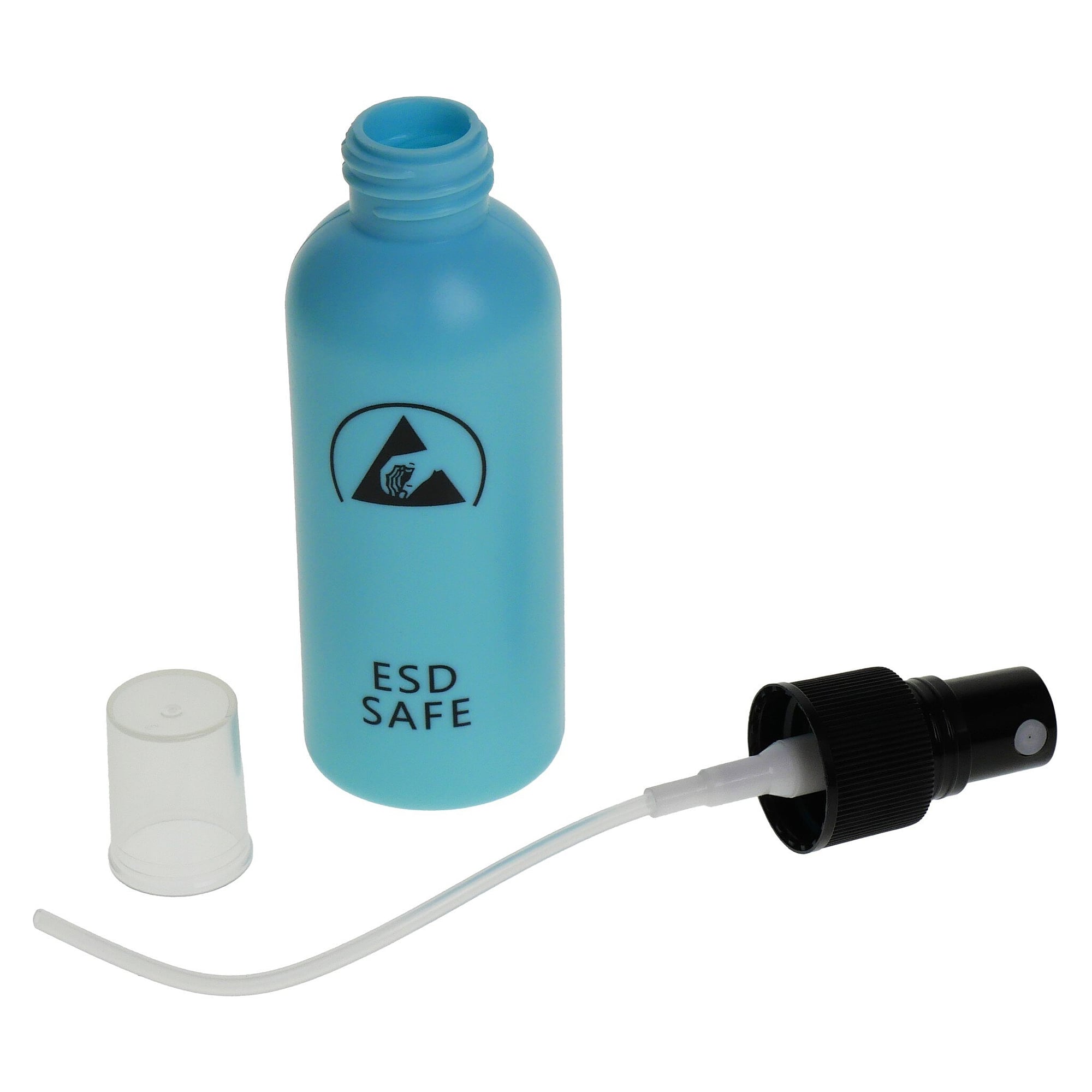 ESD Finger Spray Bottle 60 ml, Blue, Dissipative Polyethylene Sprayer - A1-ESD WL86247