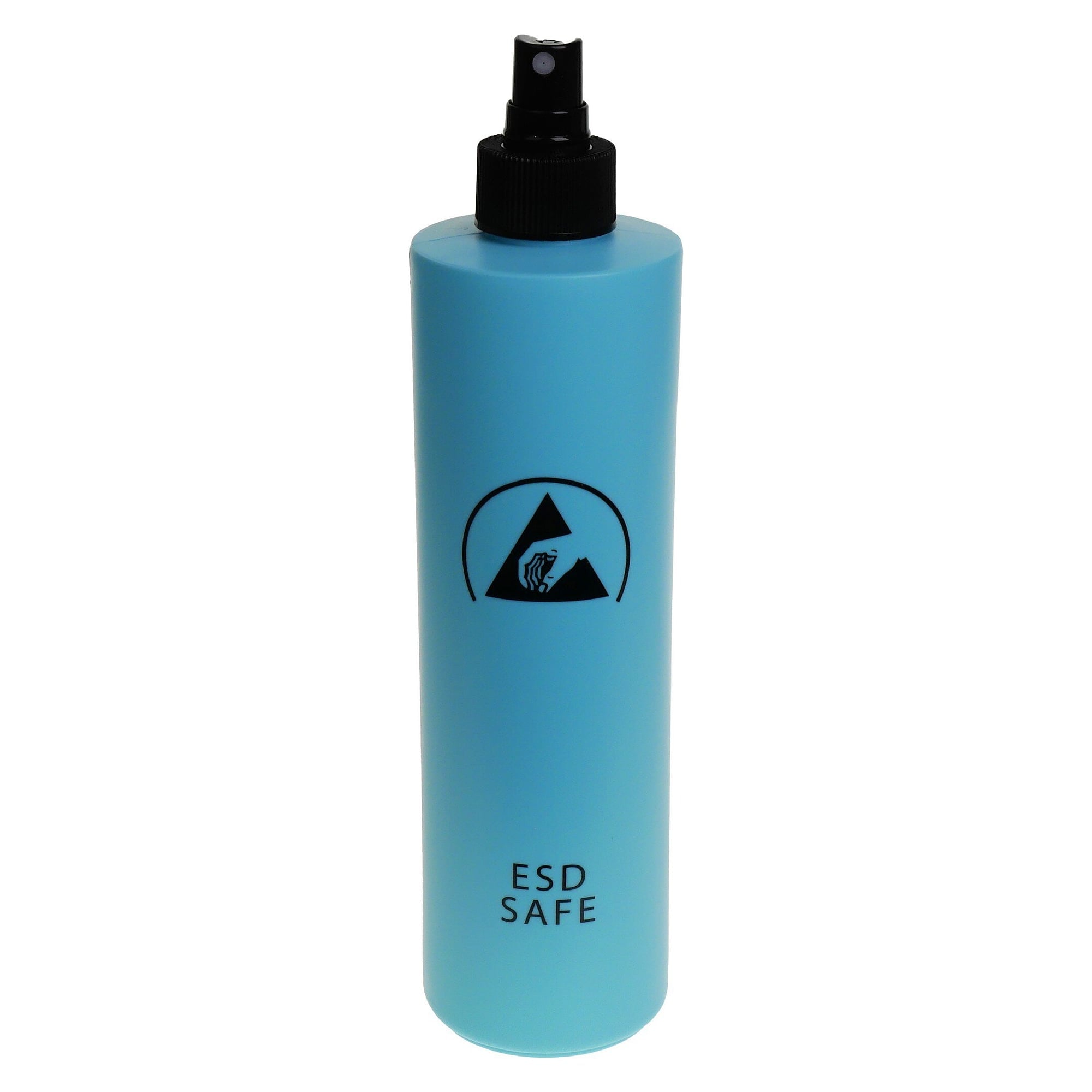 ESD finger spray bottle 500 ml in dissipative polyethylene, blue, for EPA use - A1-ESD WL86249