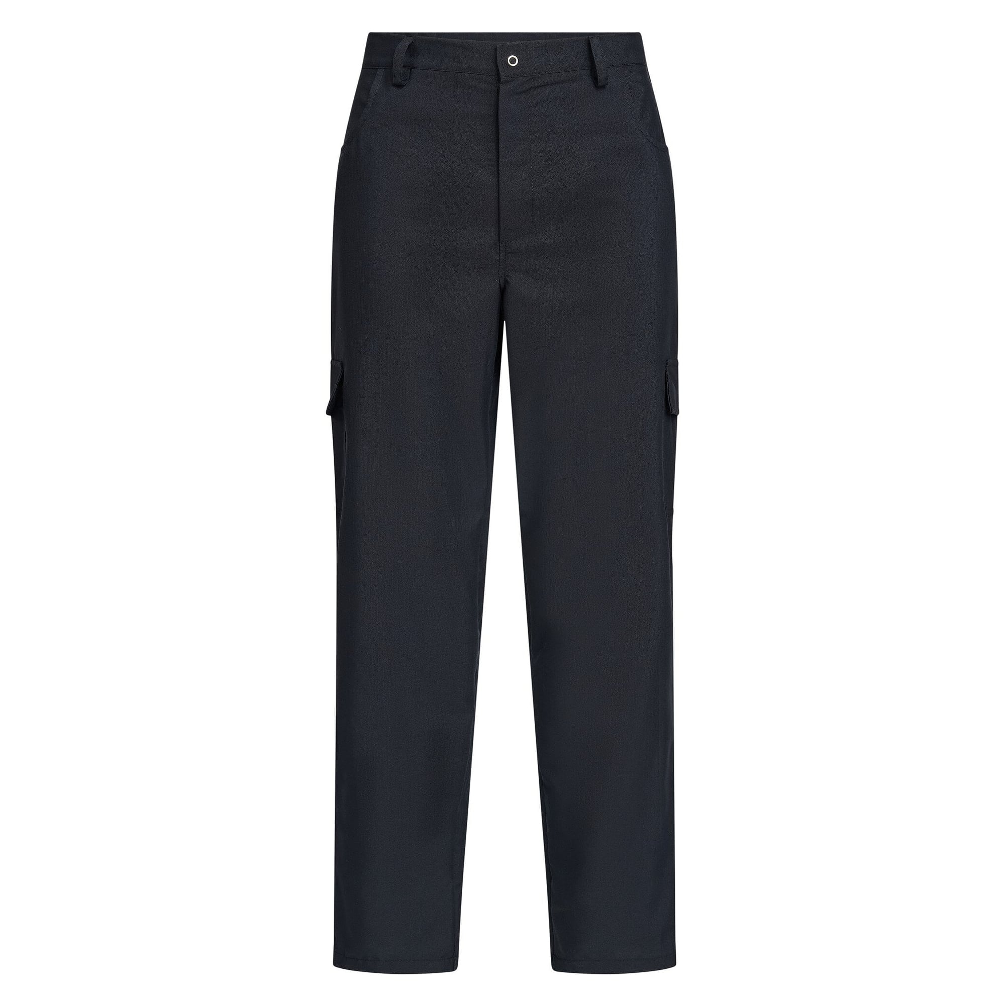 Pantalon ESD unisexe à taille élastique et bouton-pression, poche à outils, 128 g/m², noir, taille XL - Safeguard ET-KK01-BKXL