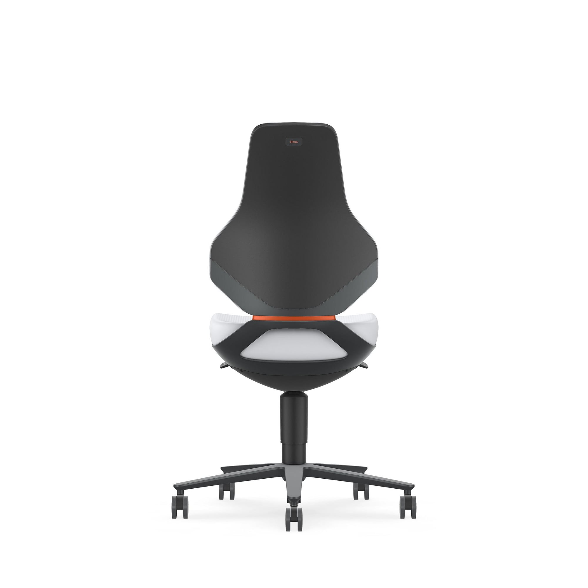 ESD TEXON 2 task swivel chair with castors, Skintec off-white, seat height 450 to 620 mm - Bimos 9173E-4007