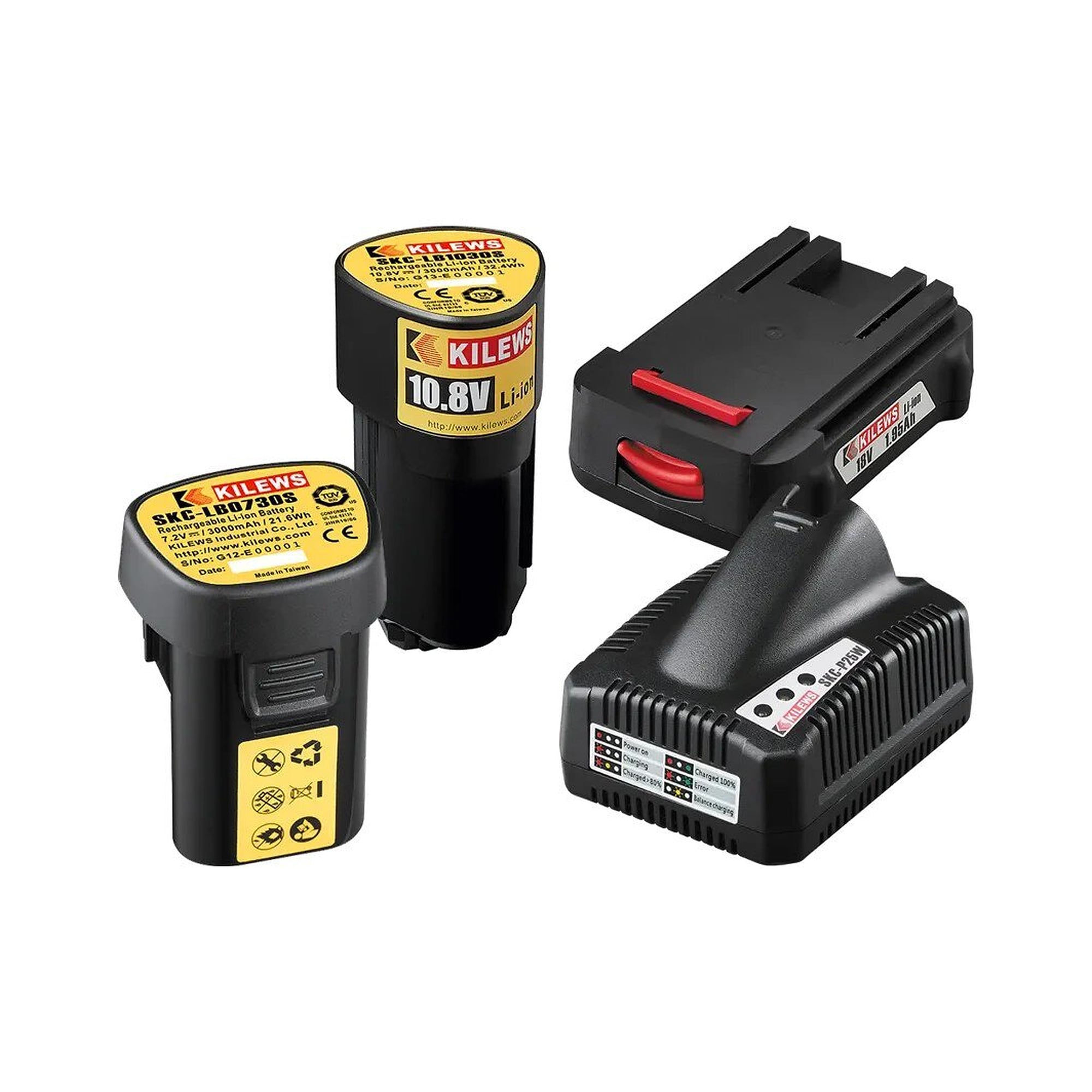 Batterie lithium-ion 7,2 V pour visseuses SKC-PTA-BS12 - Kilews SKC-LB0730S