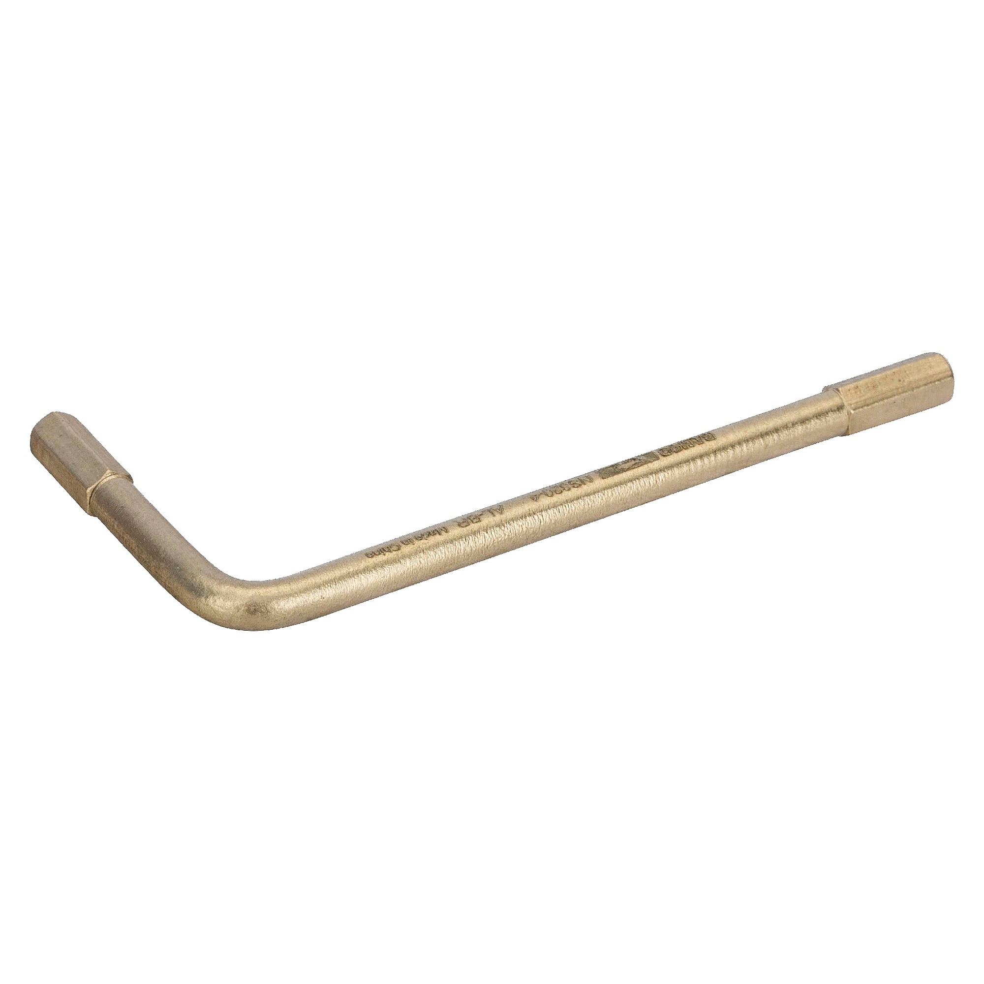 Non-sparking hex key, aluminium bronze, offset, 7 mm across flats - Bahco NS320-7