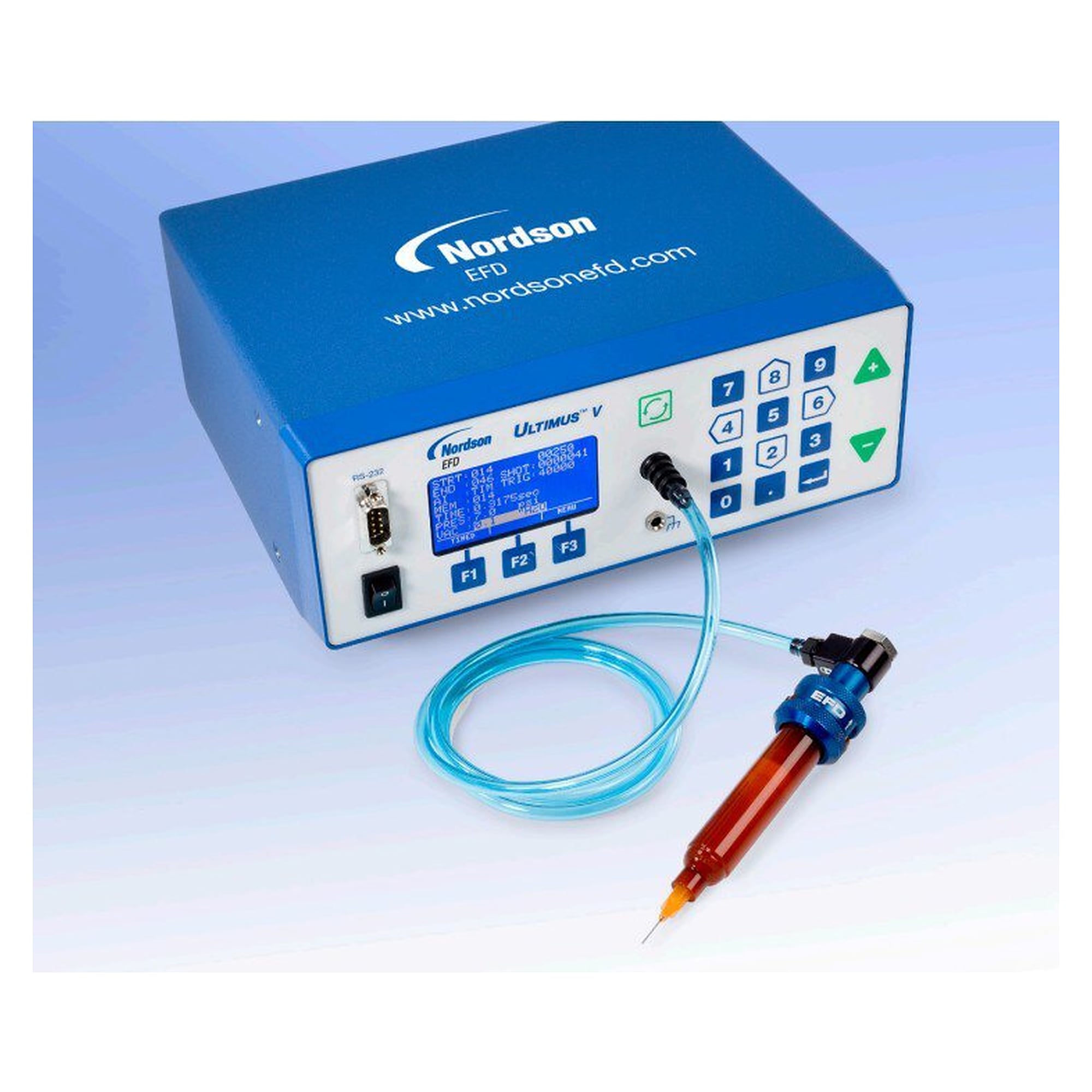 Doseur de précision Ultimus V pré-étalonné, 0 à 7 bar, 400 mémoires - Nordson EFD 7012589