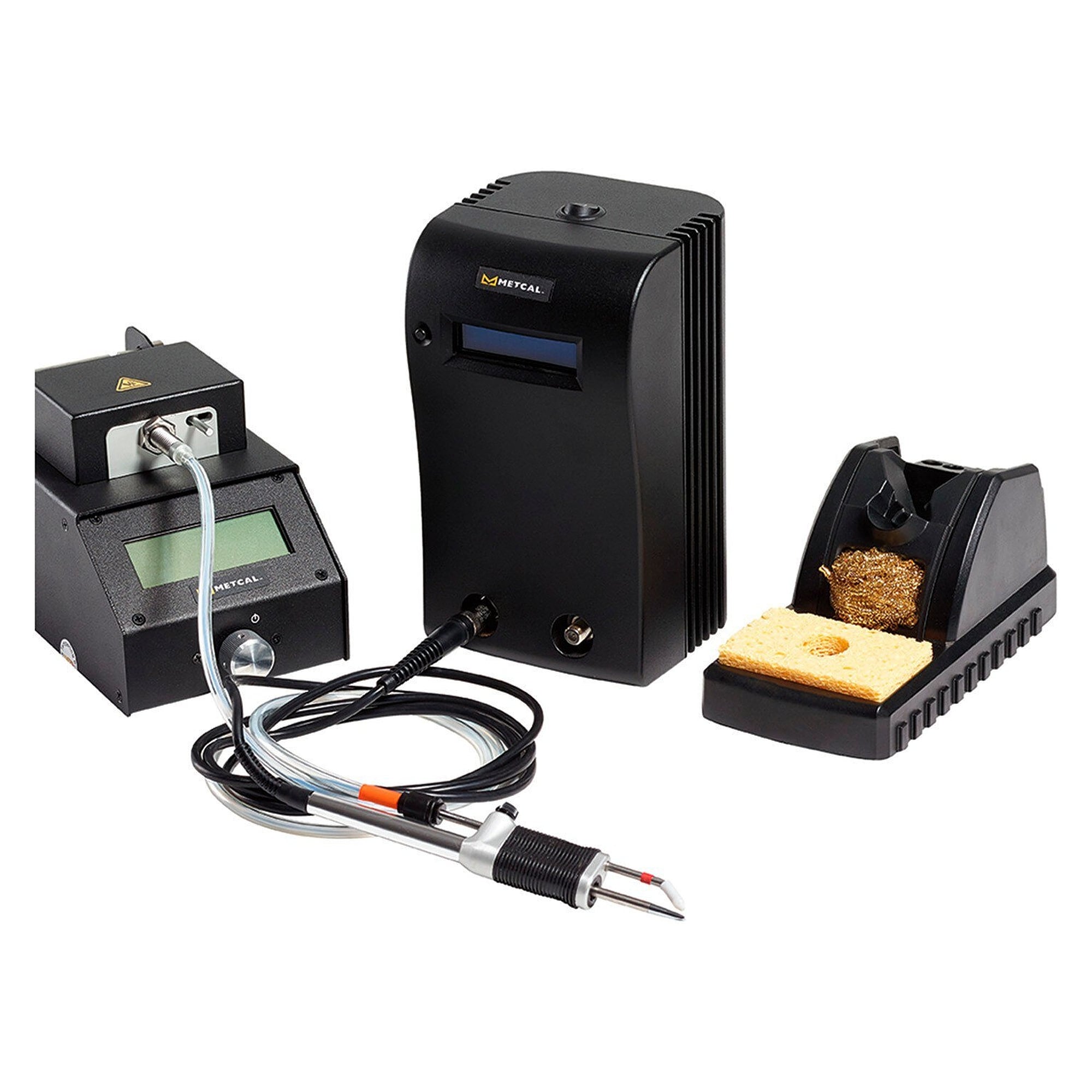 ESD-Lötsystem 40 W mit Versorgungseinheit MX-PS500, Lötdrahtvorschub USF-1000 und Fußschalter - Metcal MX-570