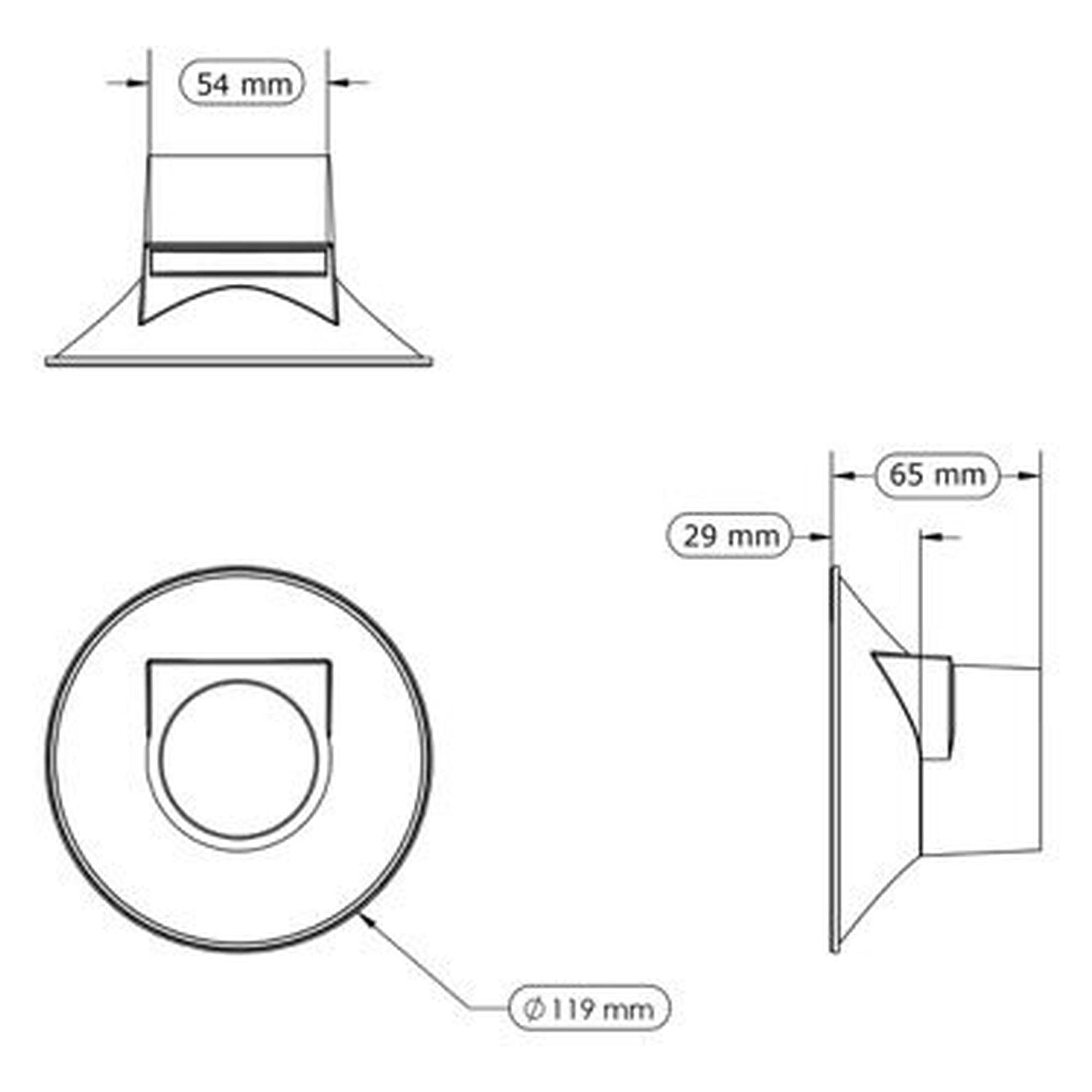ESD round nozzle with nozzle filter for BVX-101, BVX-200 and BVX-250 fume extractors - Metcal BVX-NOZC