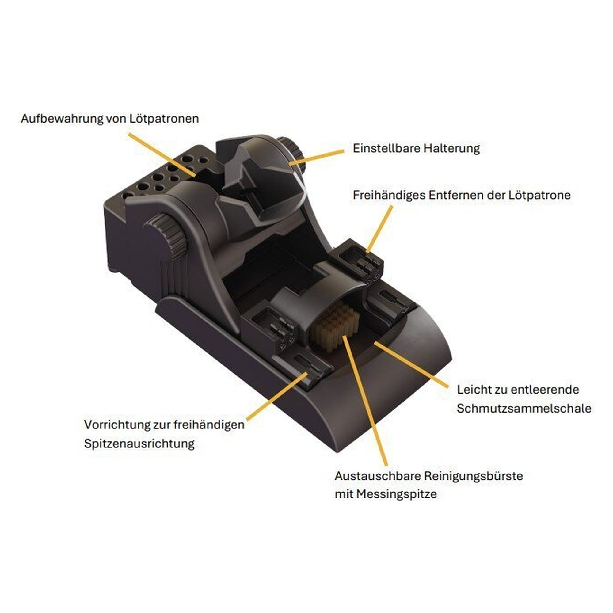 Upgrade-Kit ESD MicroFine Lötpinzette CV-H10-MFT mit Arbeitsständer MFT-WS10 für CV - Metcal CV-UK10