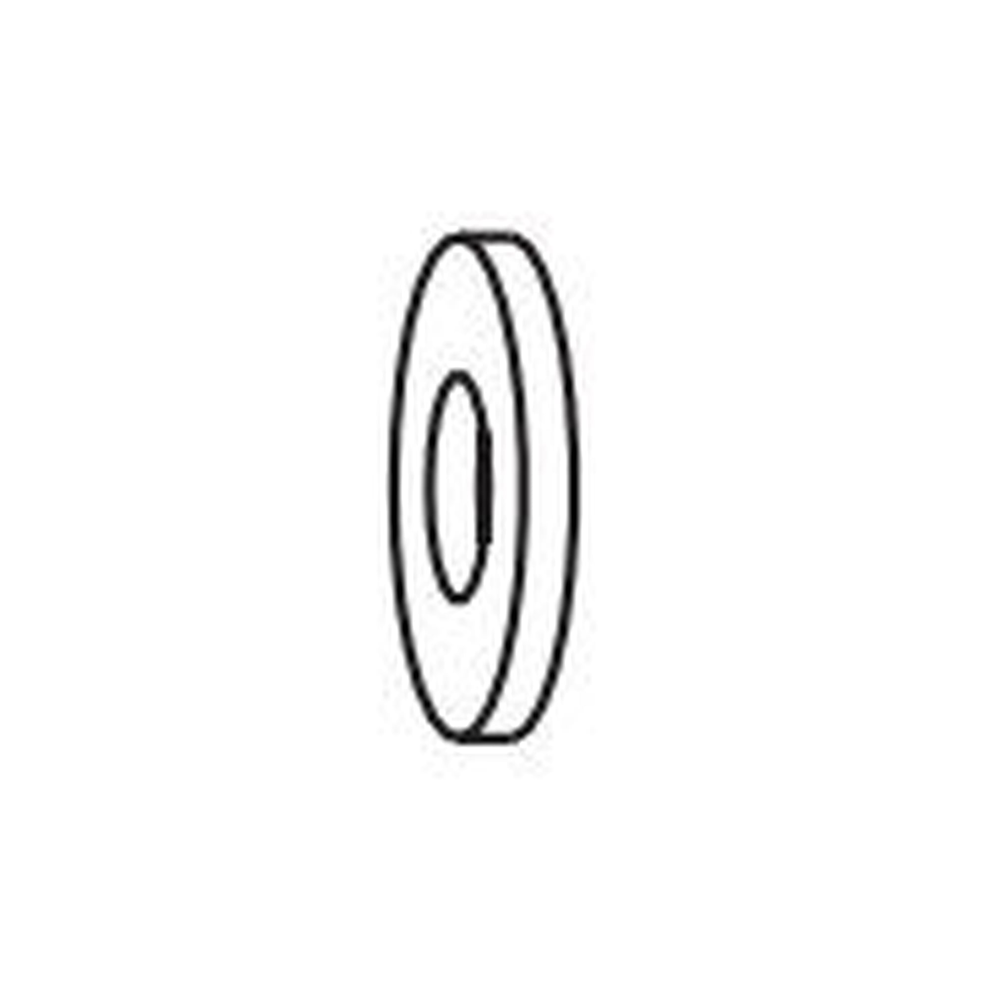 U-shaped washer from the seal kit for 741V series needle valves - Nordson EFD 7014685