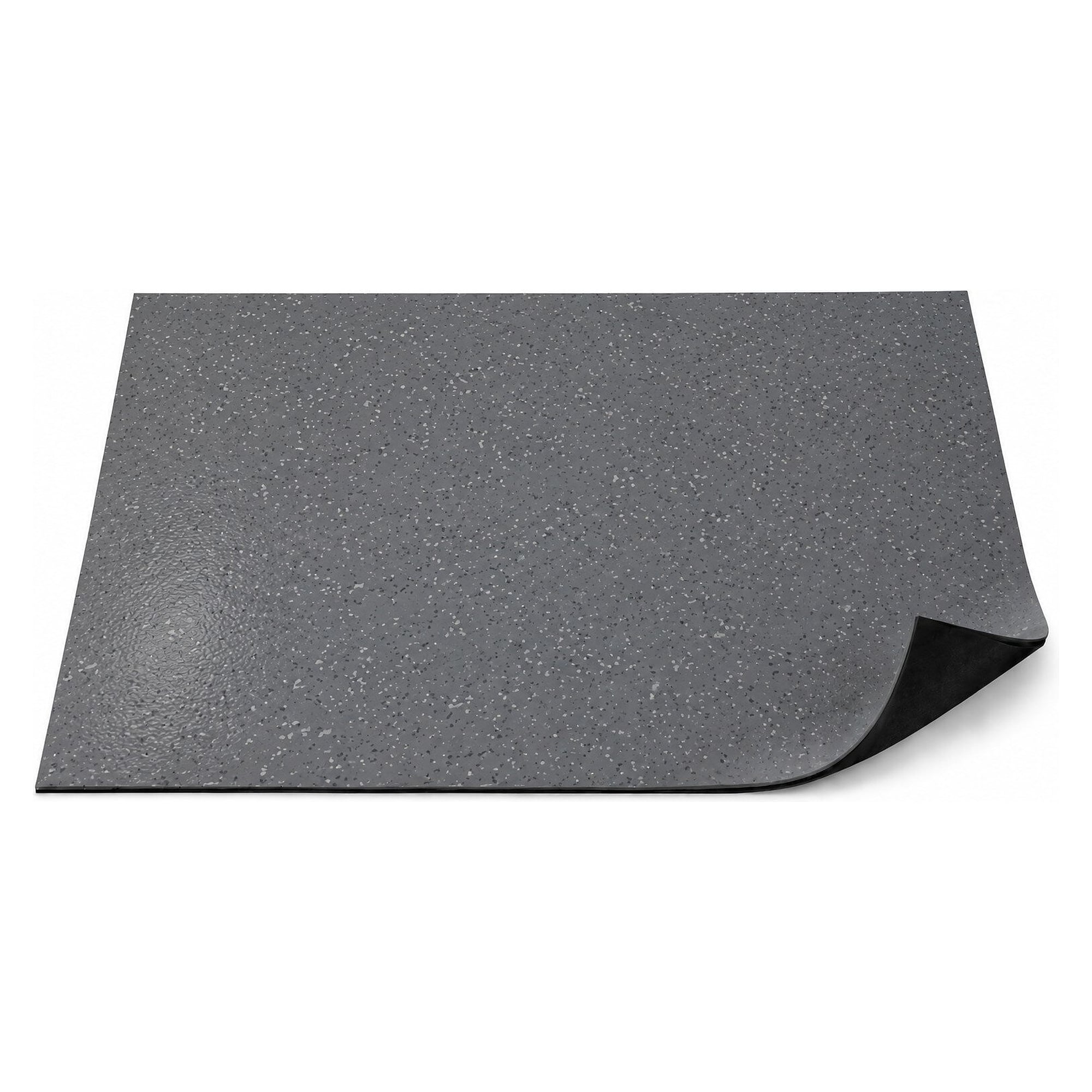 ESD floor covering SafeGrip Flame, roll 1200 mm x 10 m, 3.5 mm, dark grey - Safeguard WL87669