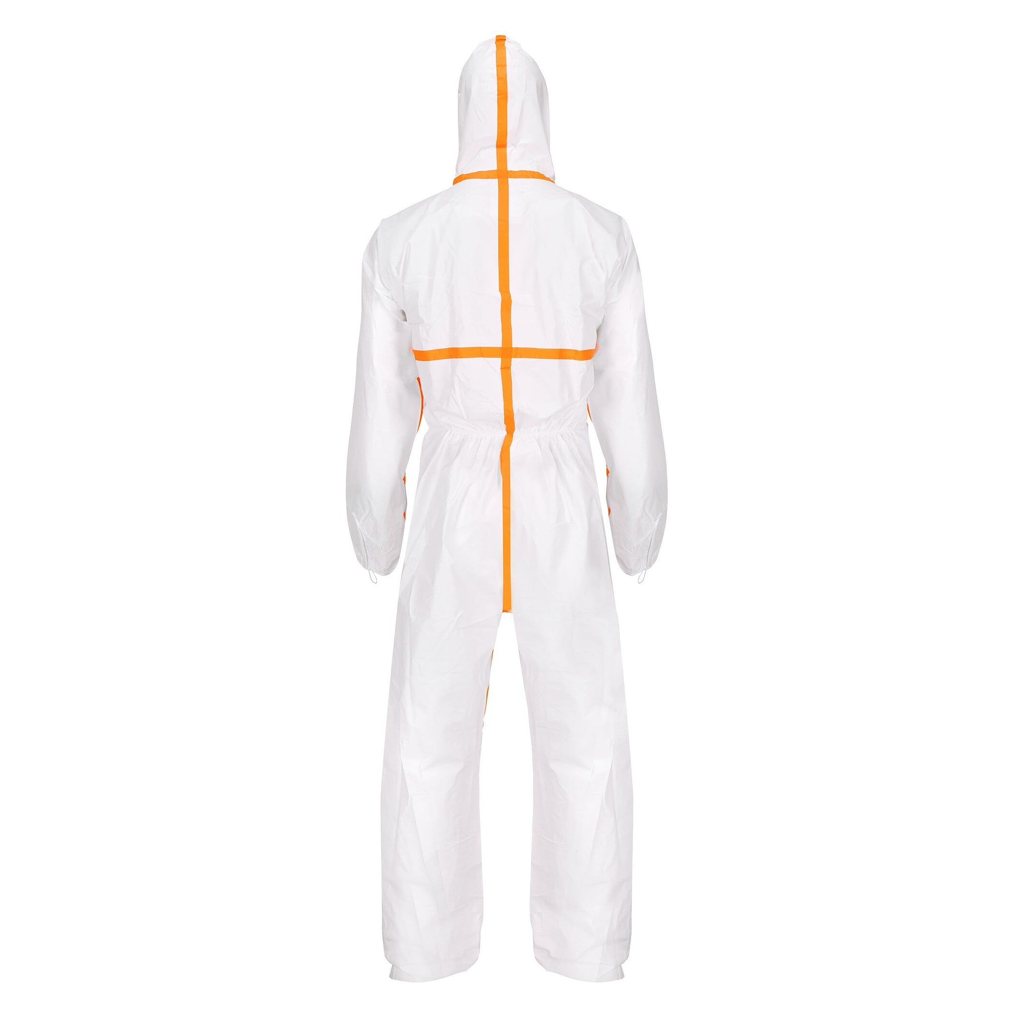 Chemical protective coverall ProSafe 3 with hood, type 3B, 4B, 5B, 6B, antistatic, white, size XXL - DS Safety Wear PS3-2XL