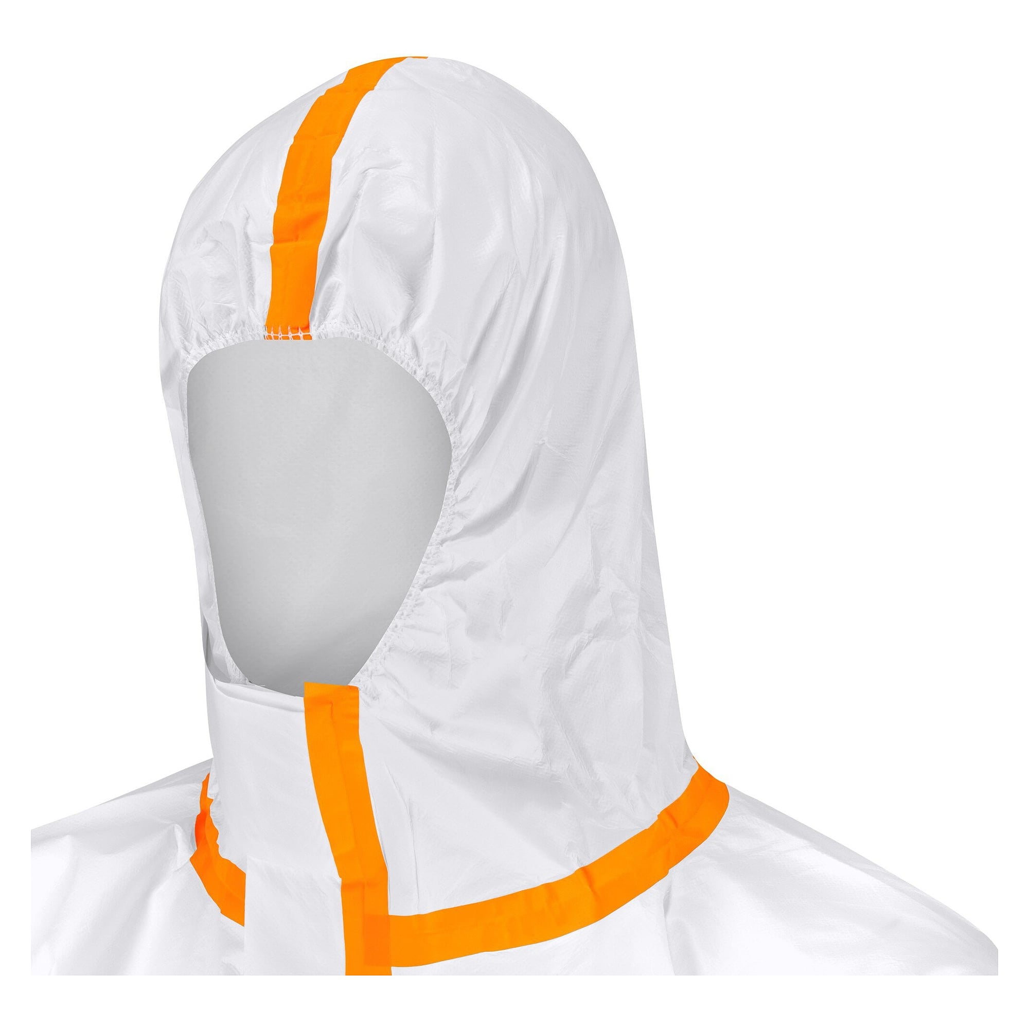 Chemical protective coverall ProSafe 3 with hood, type 3B, 4B, 5B, 6B, antistatic, white, size XXL - DS Safety Wear PS3-2XL