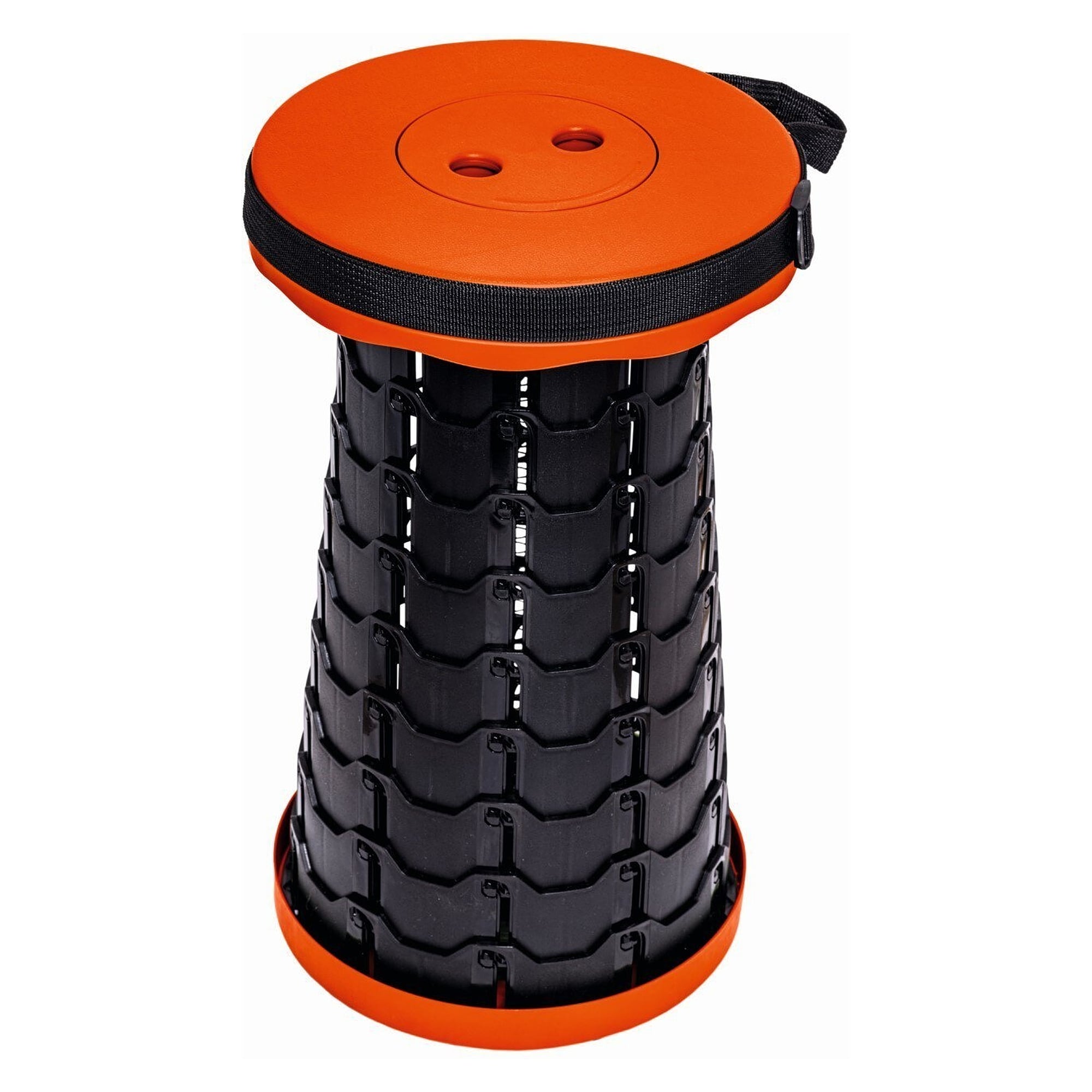 Folding stool height-adjustable 6 to 46 cm in 12 steps, load capacity 200 kg, under 1 kg - C.K AV00010