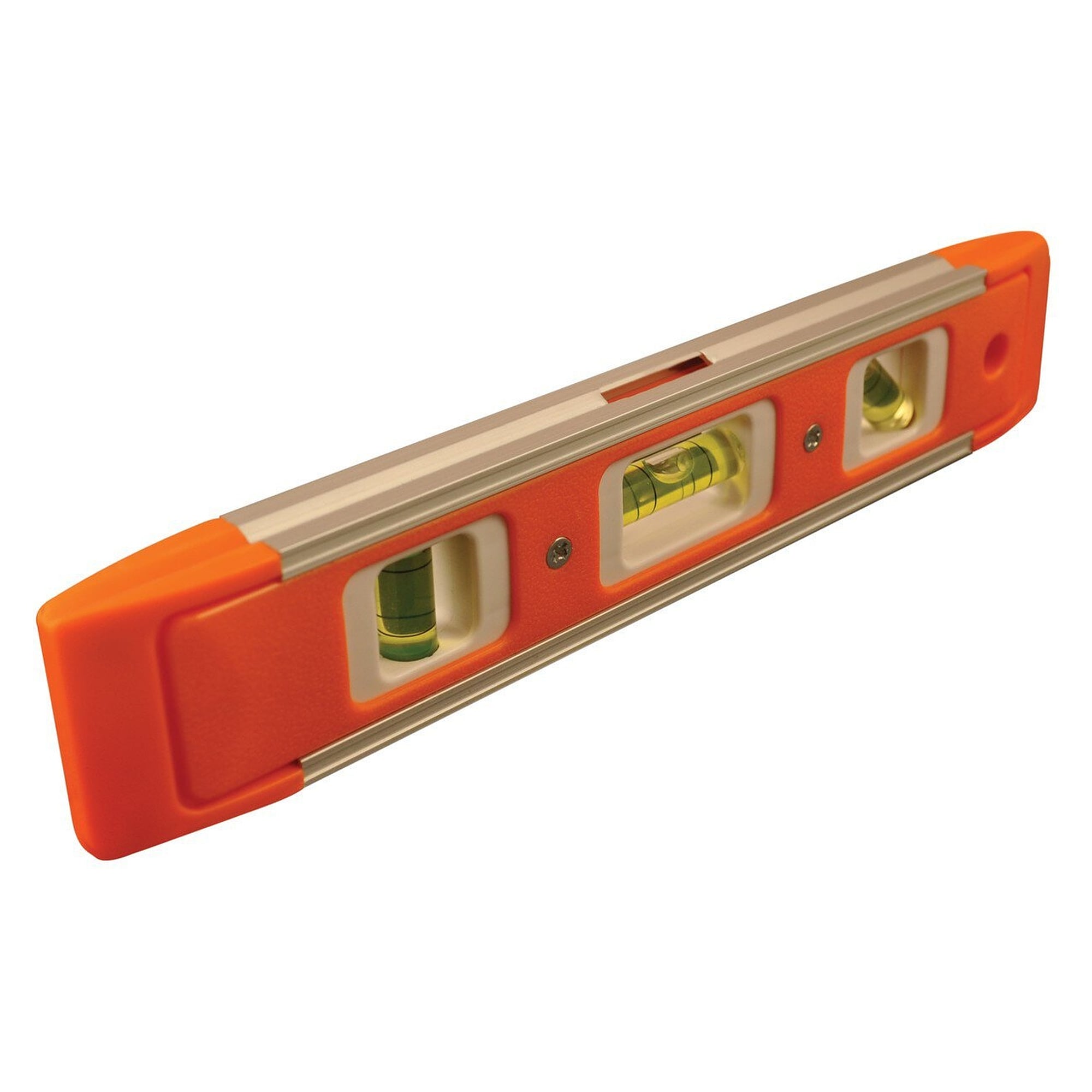 Taschen-Wasserwaage 230 mm mit Magnetboden und 3 Libellen für 0°, 90° und 45° - C.K AV02033