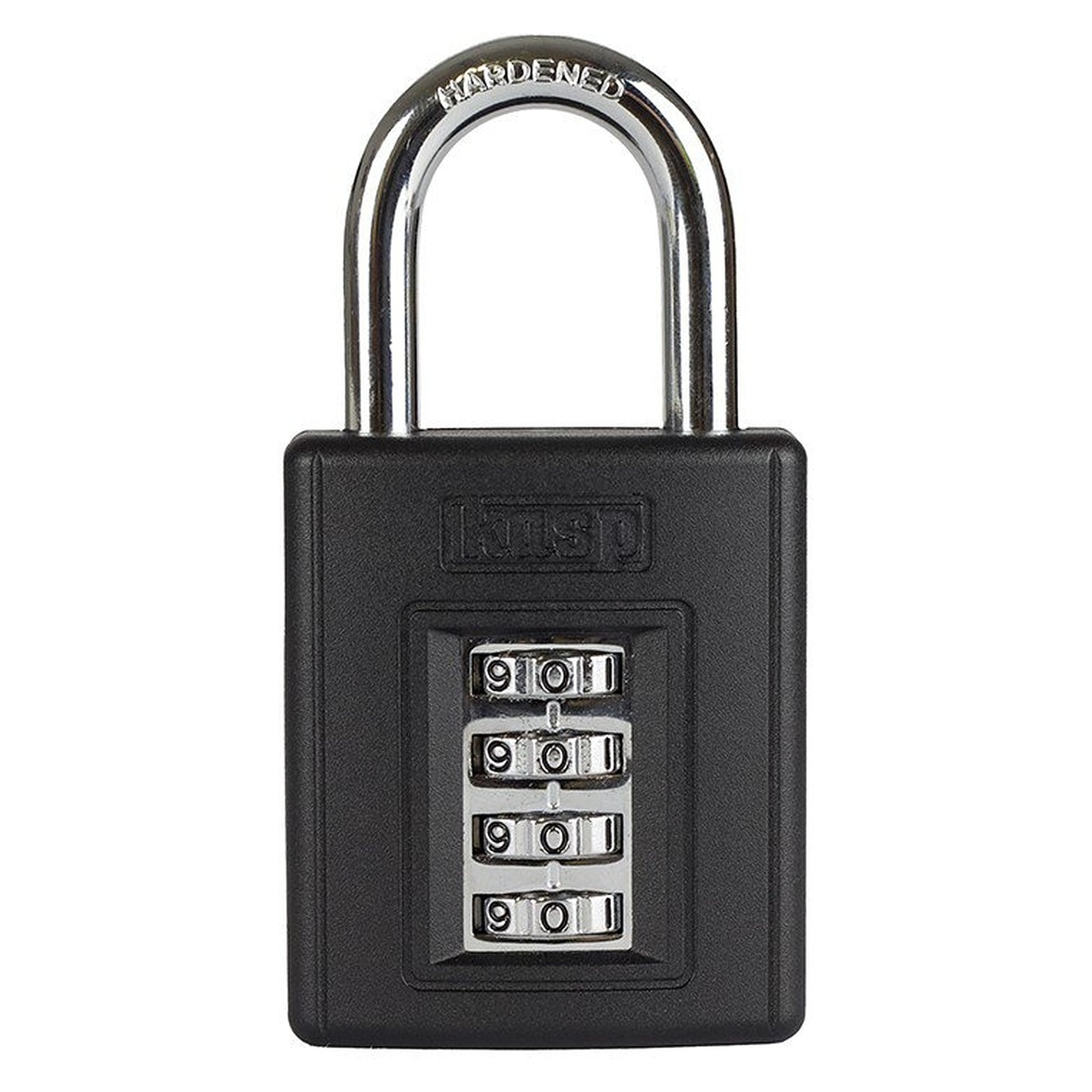 Combination padlock waterproof 50 mm, steel shackle Ø 7.6 mm, resettable code with 10,000 combinations - C.K K11550D