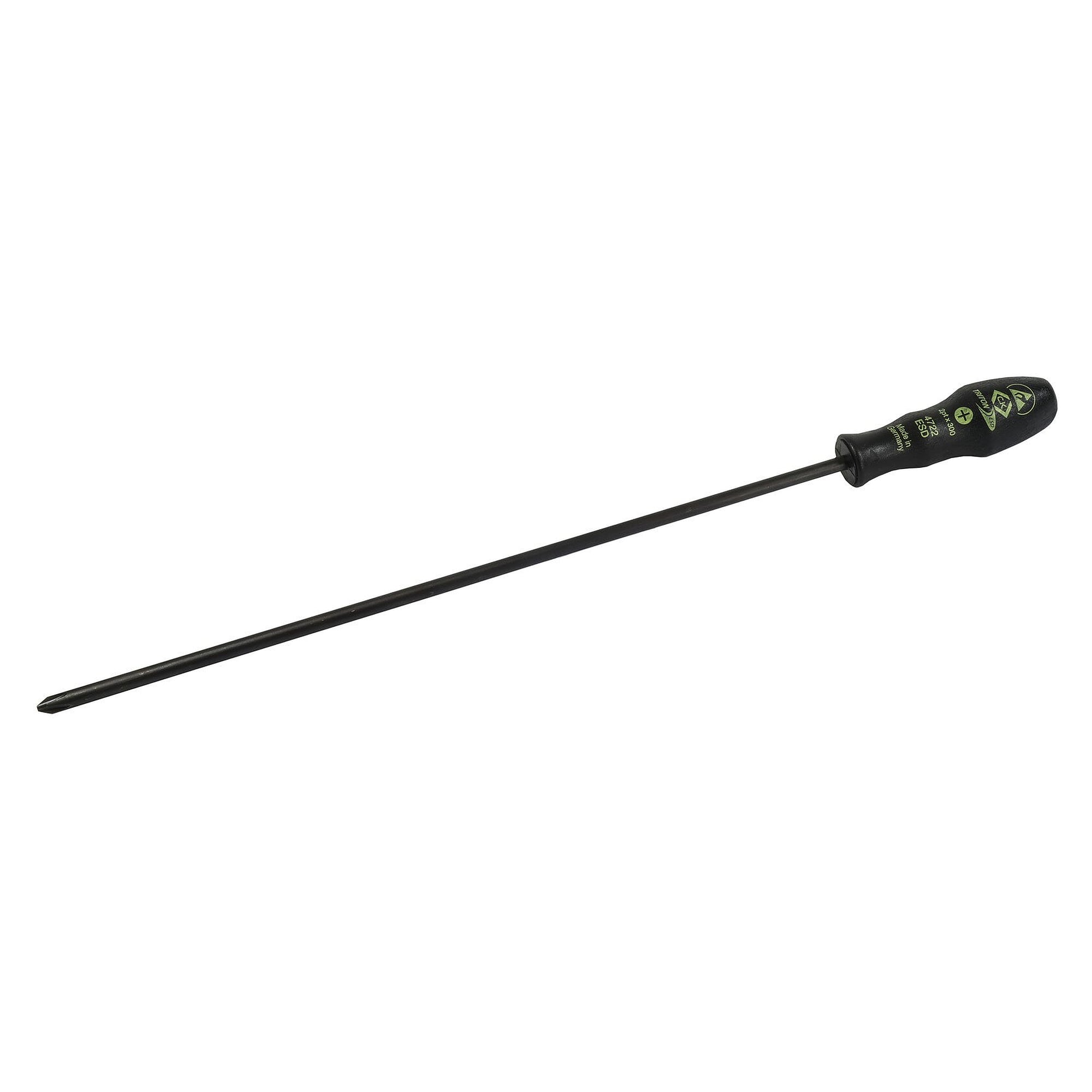 ESD screwdriver Triton Phillips PH2 x 300 mm, dissipative, triangular handle - C.K T4722ESD 23
