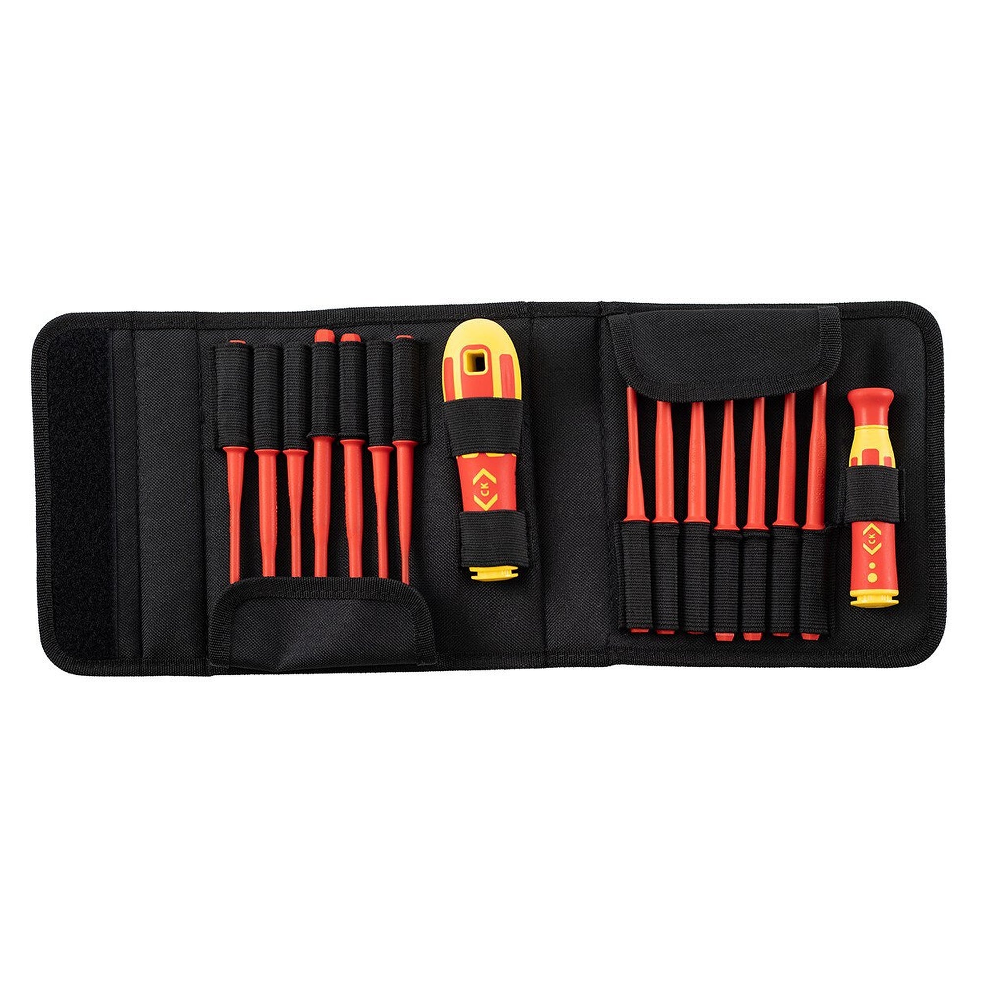 1000 V VDE screwdriver set with slim interchangeable blades, 16 pieces - C.K T4935