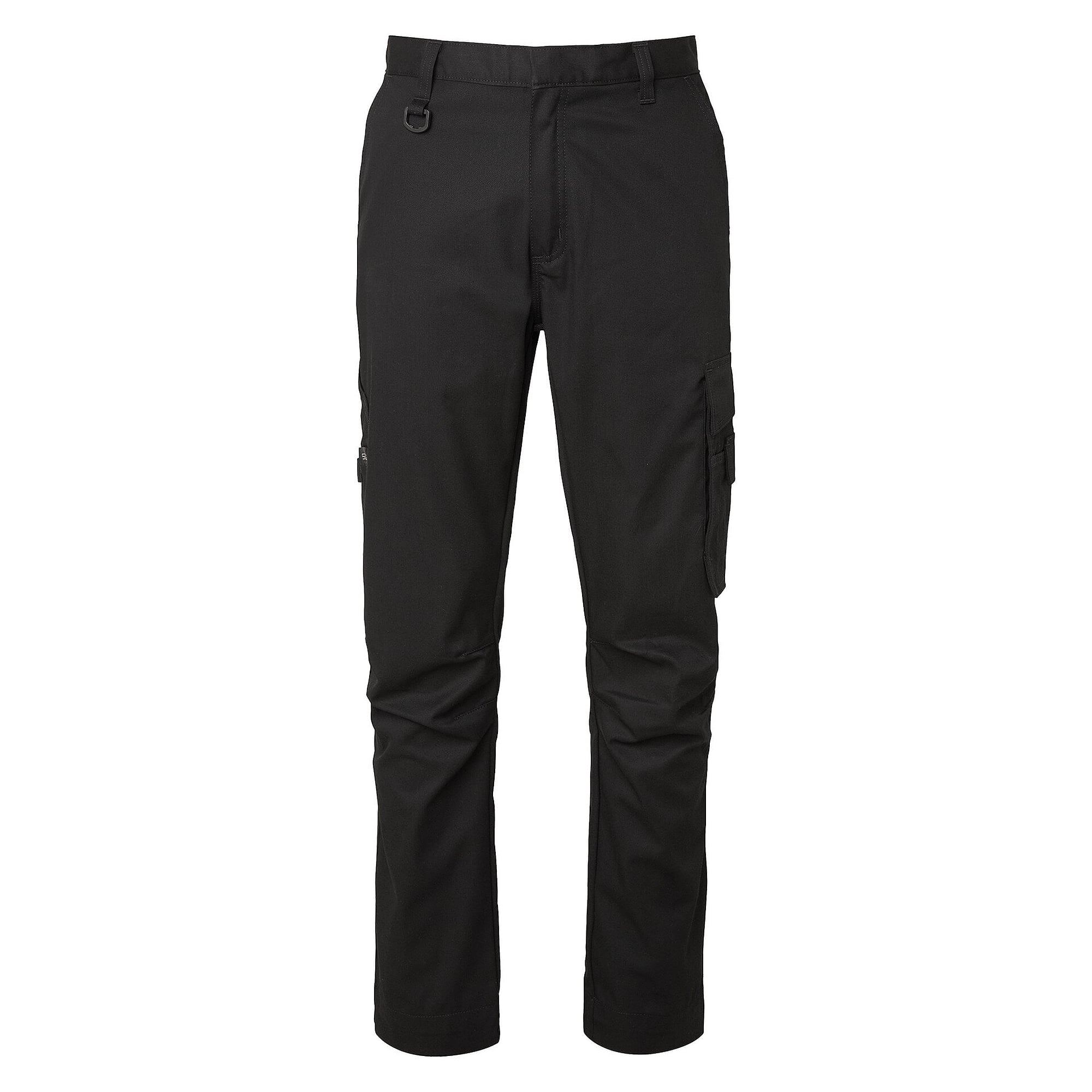 Men's work trousers Easton with stretch and ruler pocket, black, size D96 - South West 1000387001096