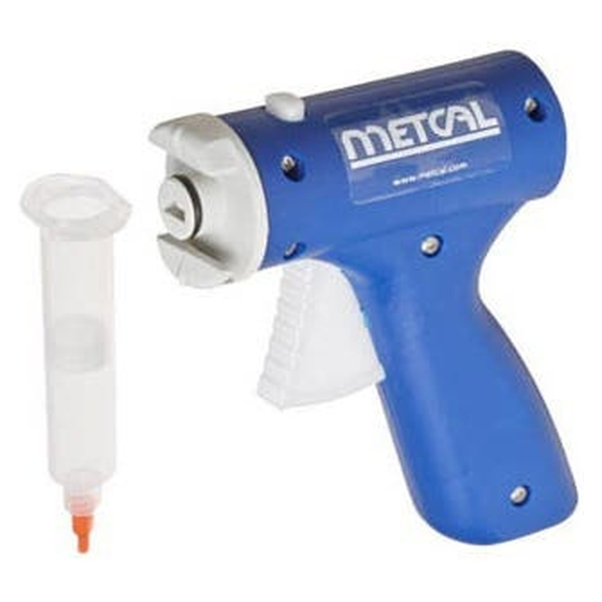 Manual dispensing gun for 55 cc syringe barrels, dispensing without compressed air - Oki 955-MSG