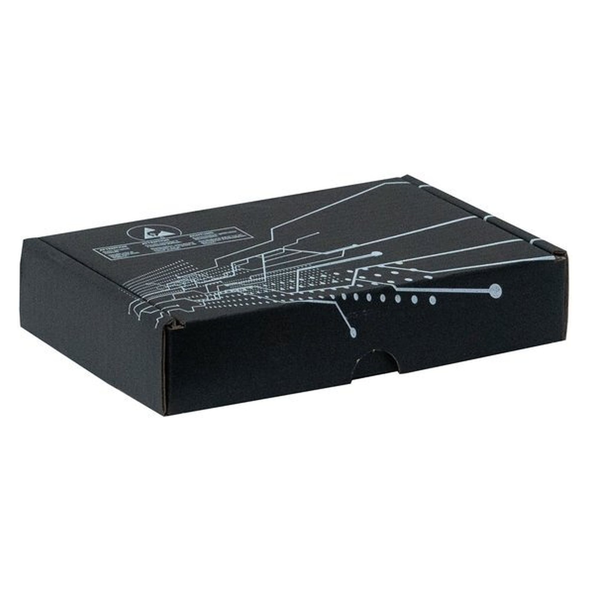 ESD Shipping Box CORproTRONIC 55-TVS, Conductive, 300 x 300 x 100 mm, without Foam - Hans Kolb 10105782-0001