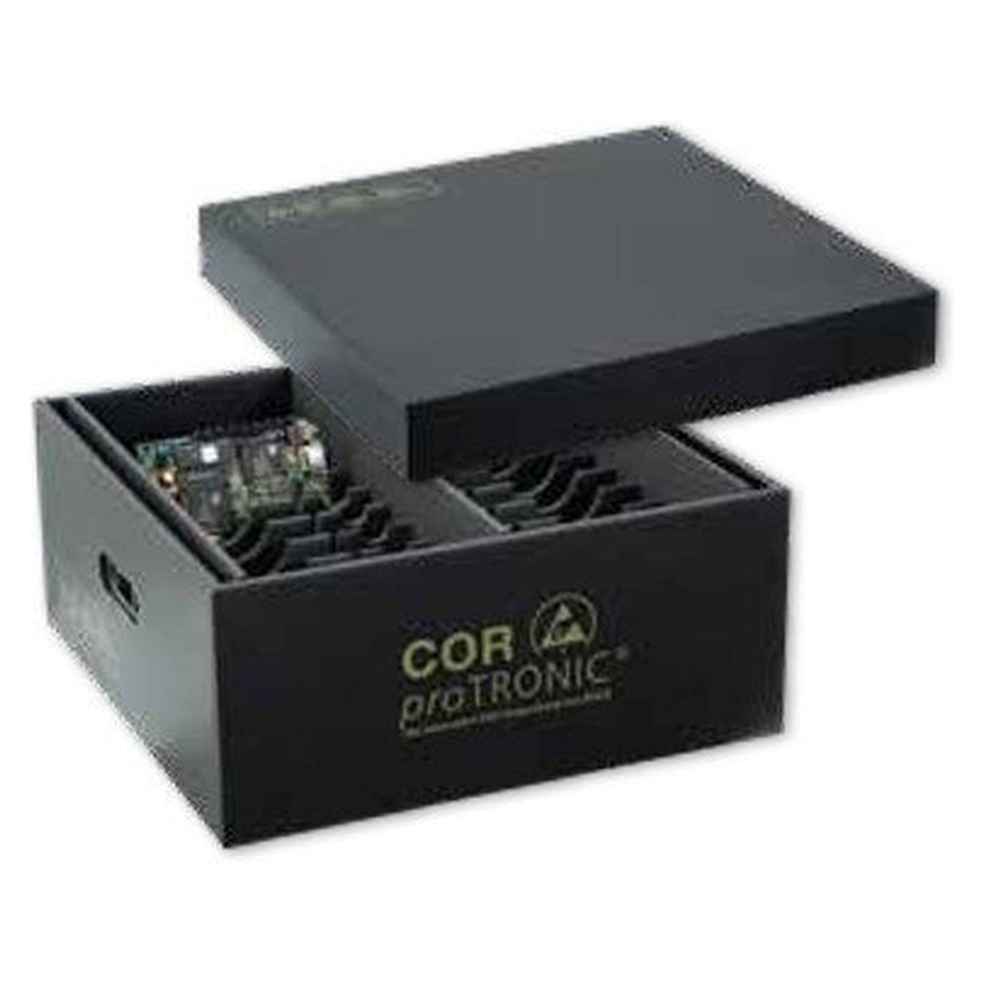 ESD Lay-On Lid for Web Container CORproTRONIC 10-TSCD, Conductive, 287 x 177 x 50 mm - Hans Kolb 10166464-0001