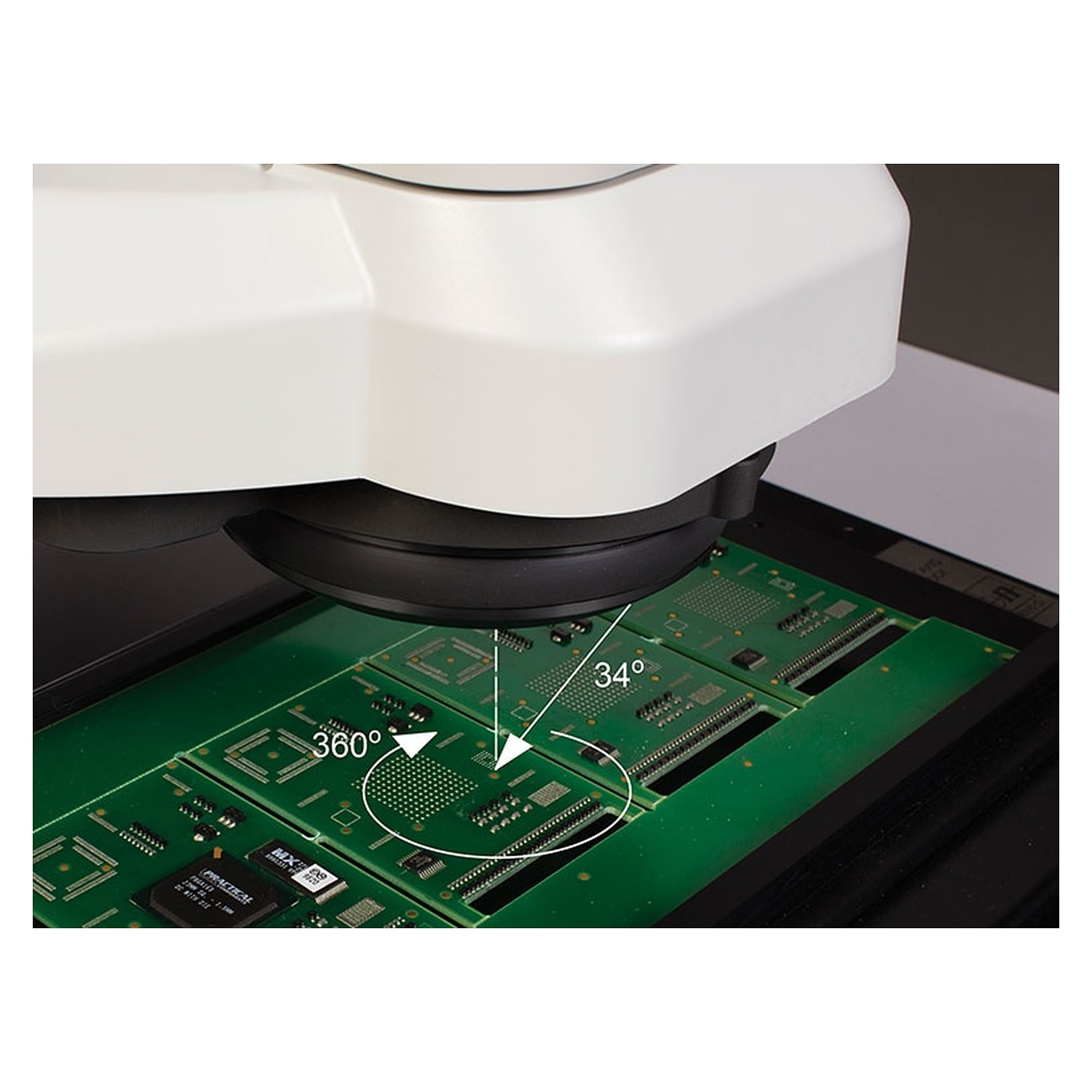 Rundumsicht-Optik 360° mit Schrägblick ab 34° und Draufsicht für Mikroskope - Vision EVR001